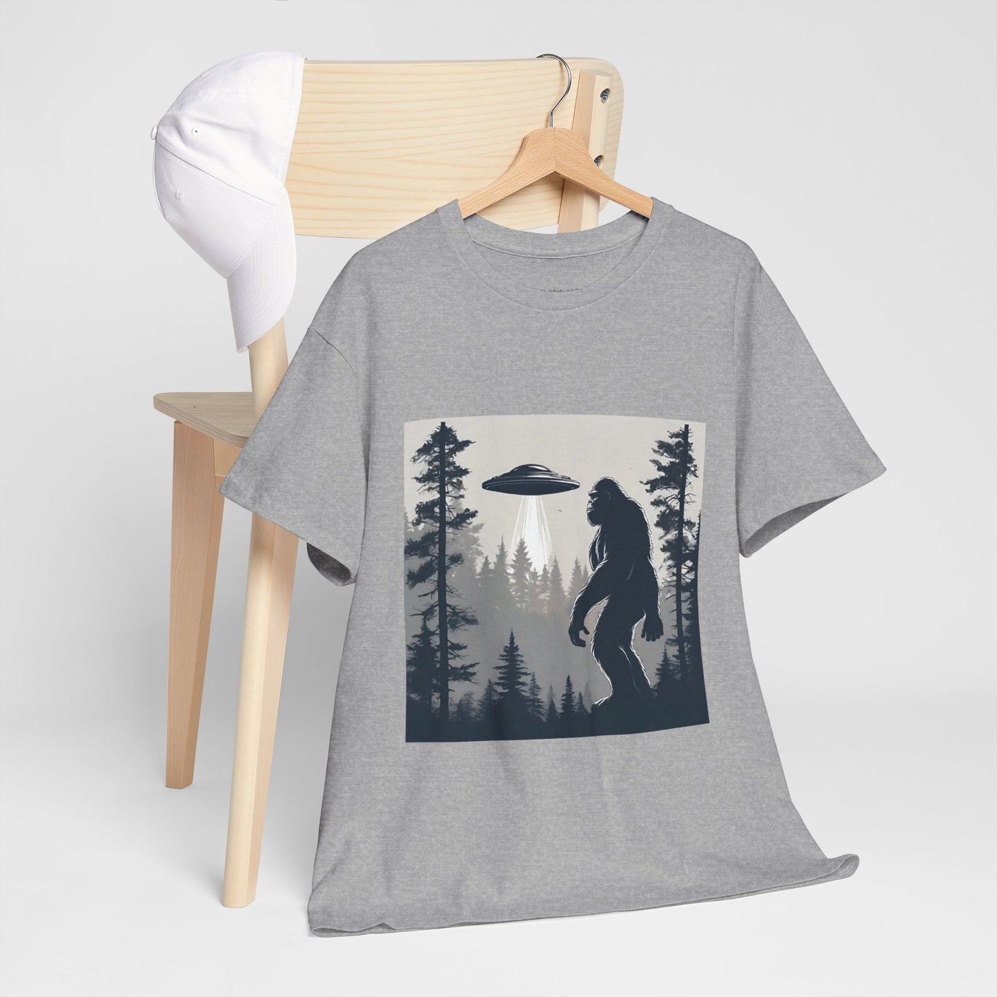 Sasquatch rencontre Bigfoot et OVNI - T-shirt de sport Flashlander