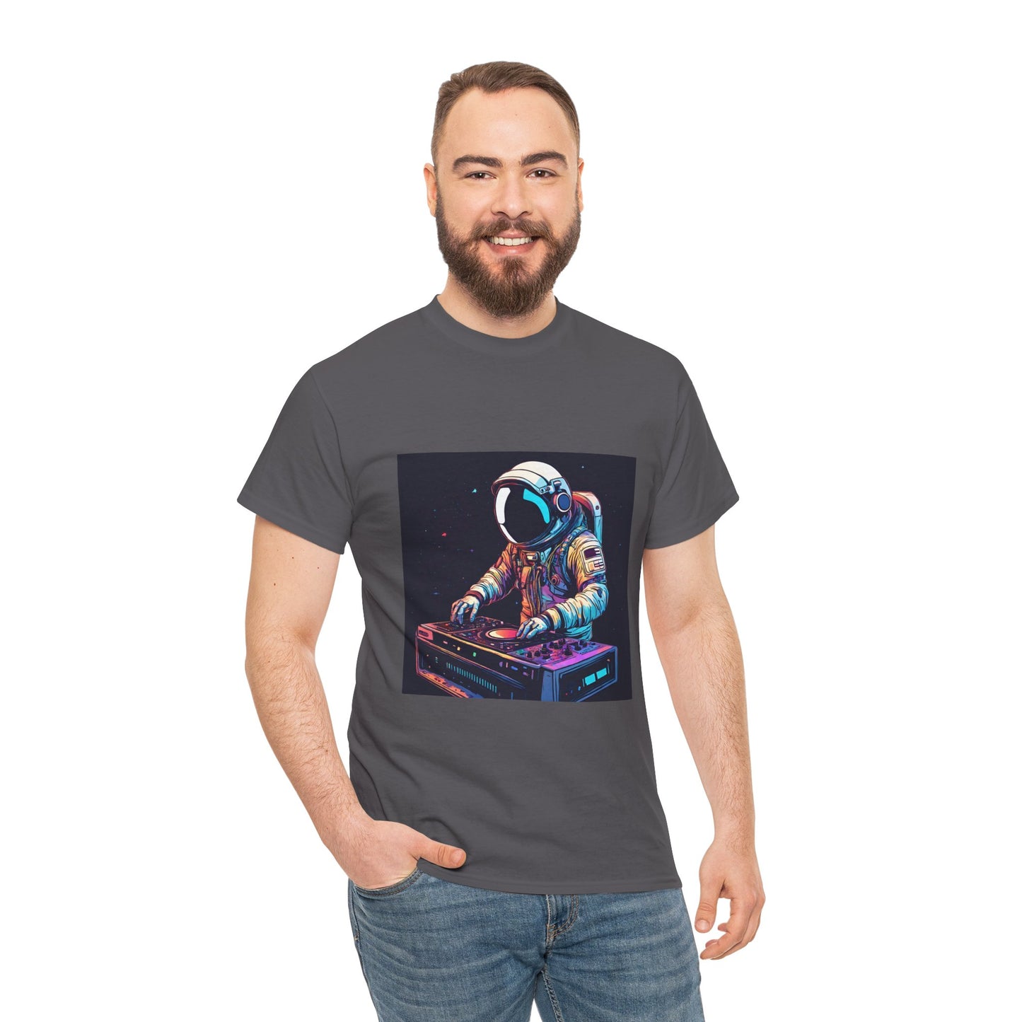 Astronaut Techno DJ Flashlander Gym Shirt