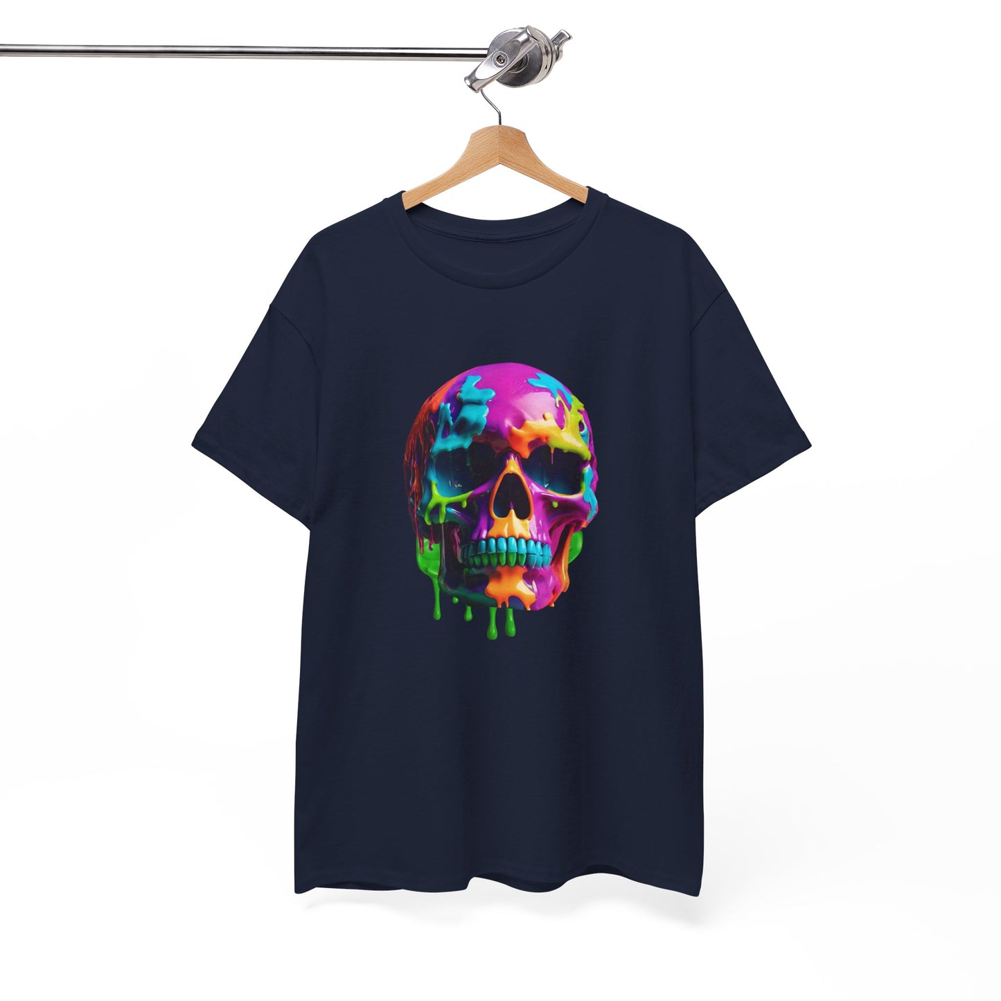 Neon Meltdown Skull Flashlander Gym Shirt