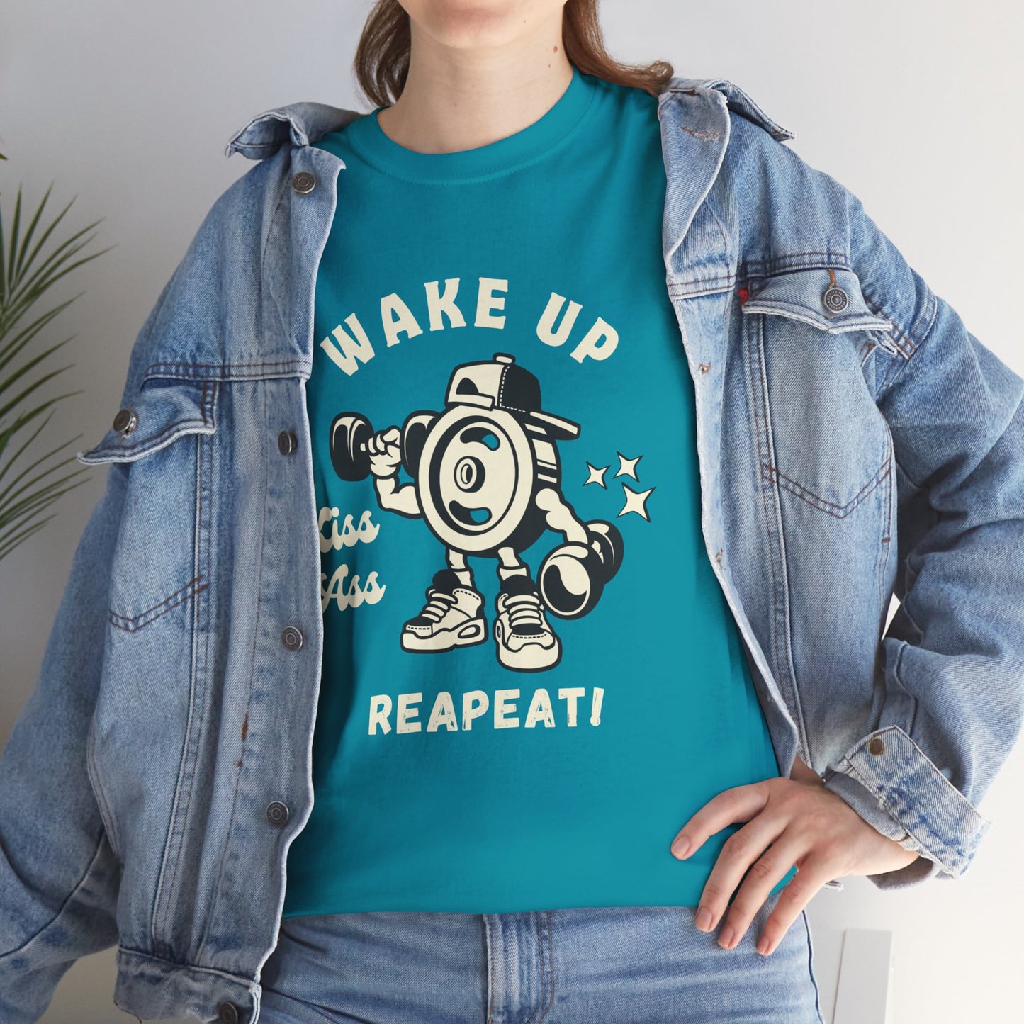 Wake Up Kiss Ass Reapeat - Flashlander Gym Shirt