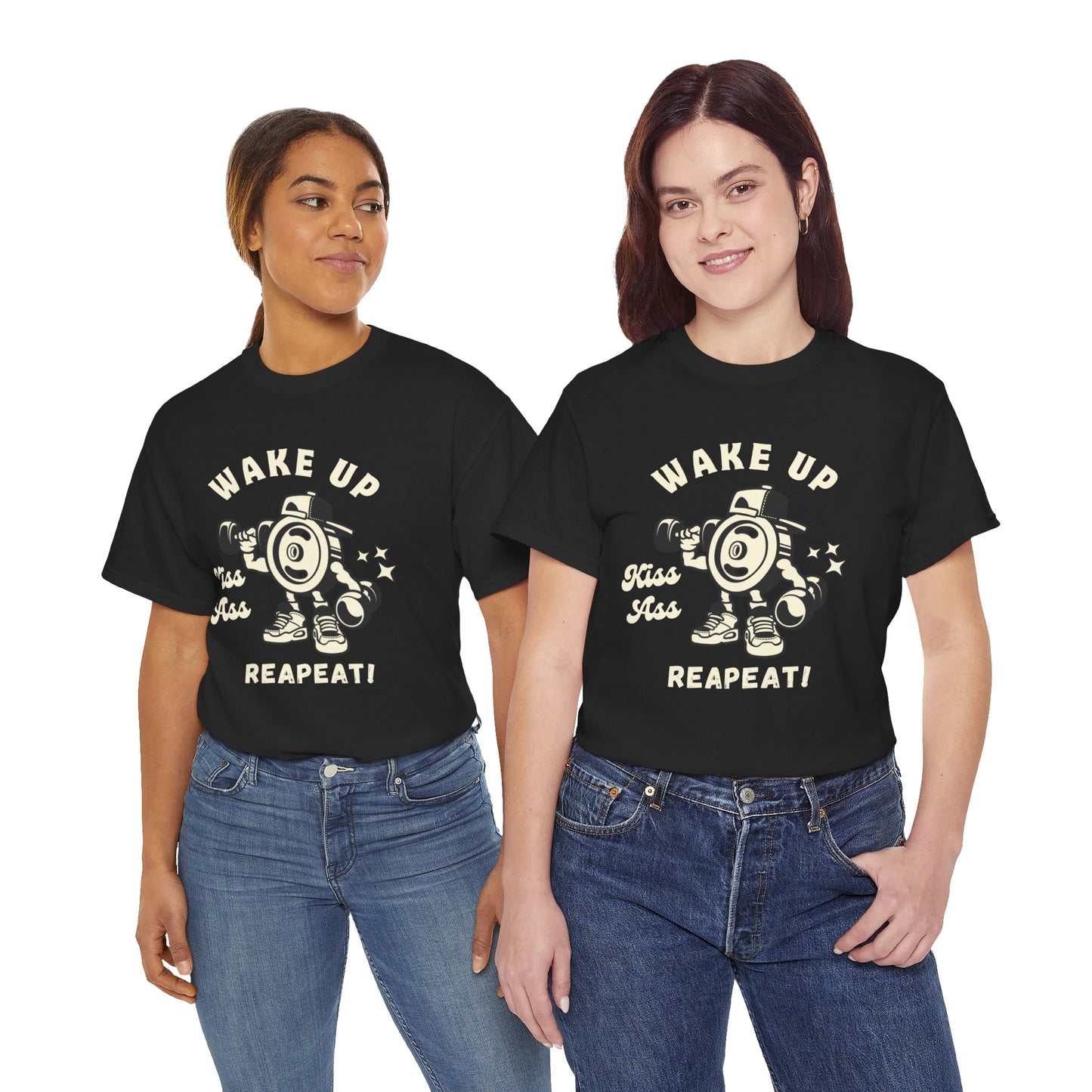 Wake Up Kiss Ass Reapeat - Flashlander Gym Shirt