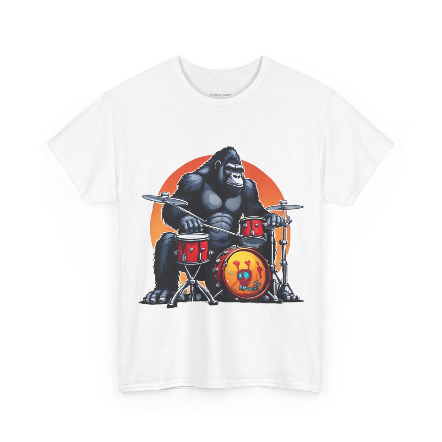 Muscle Gorilla Drummer Flashlander Gym Shirt