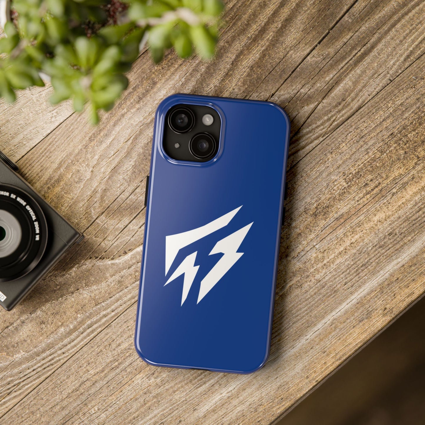 Flashlander Thunders Tough Phone Cases for all Iphone and Samsung Galaxy Dark Blue