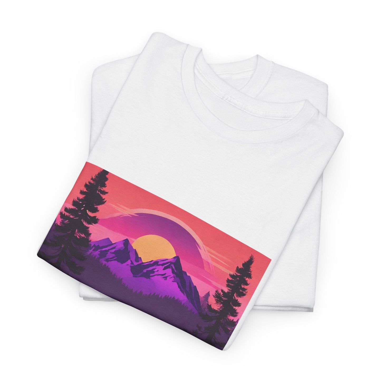 T-shirt graphique Bear Majestic Sunset Flashlander