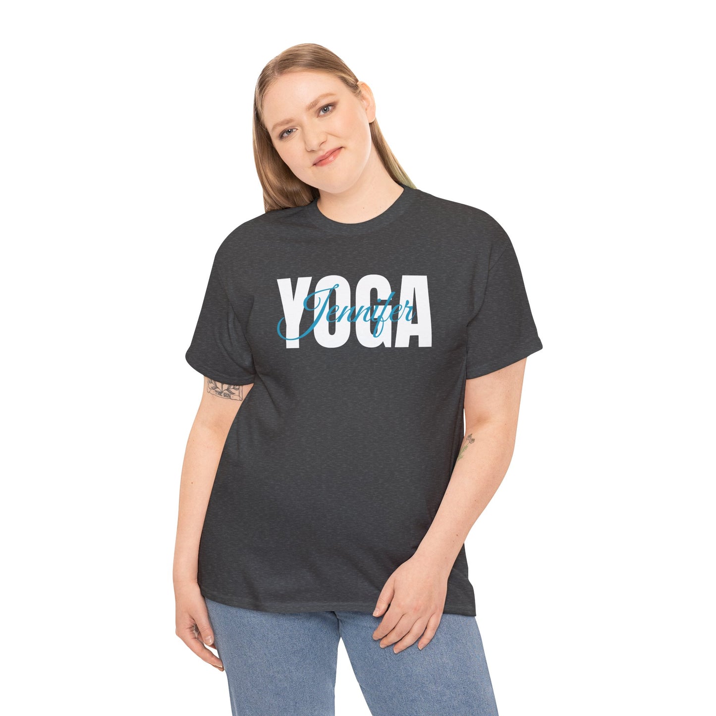 Personalized Yoga Shirt with Custom Name - Flashlander Gym Tee