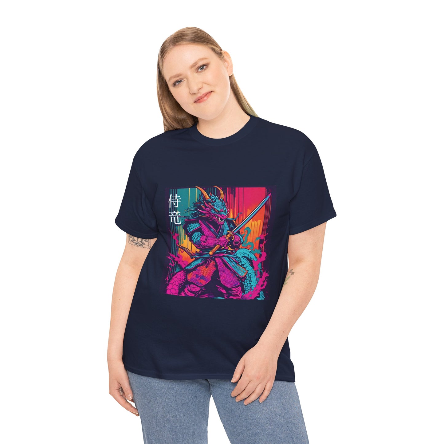 Dragon Samurai Pop Art - Flashlander Gym Shirt