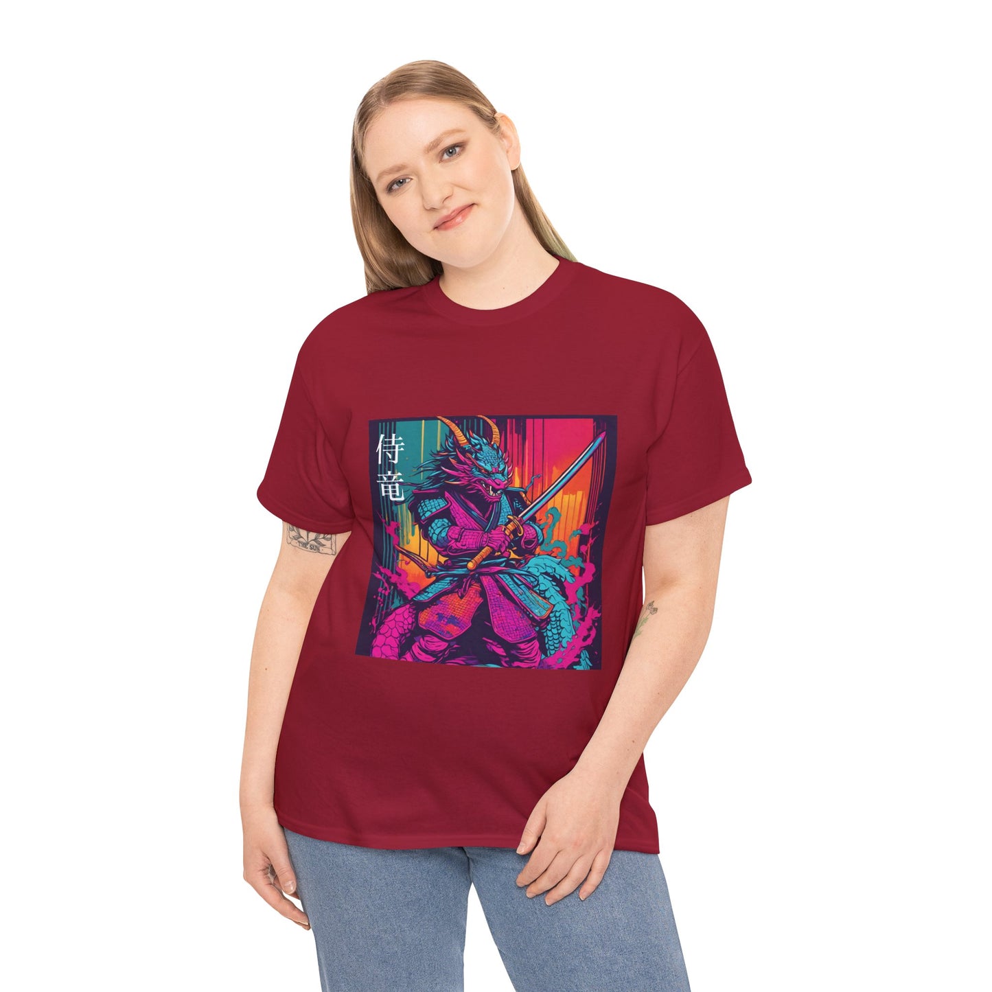 Dragon Samurai Pop Art - Flashlander Gym Shirt