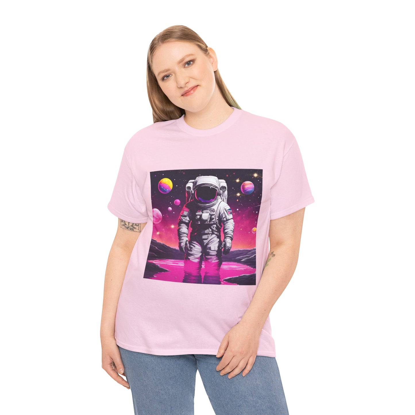 Astronaut Exploring New Worlds Flashlander Gym Shirt