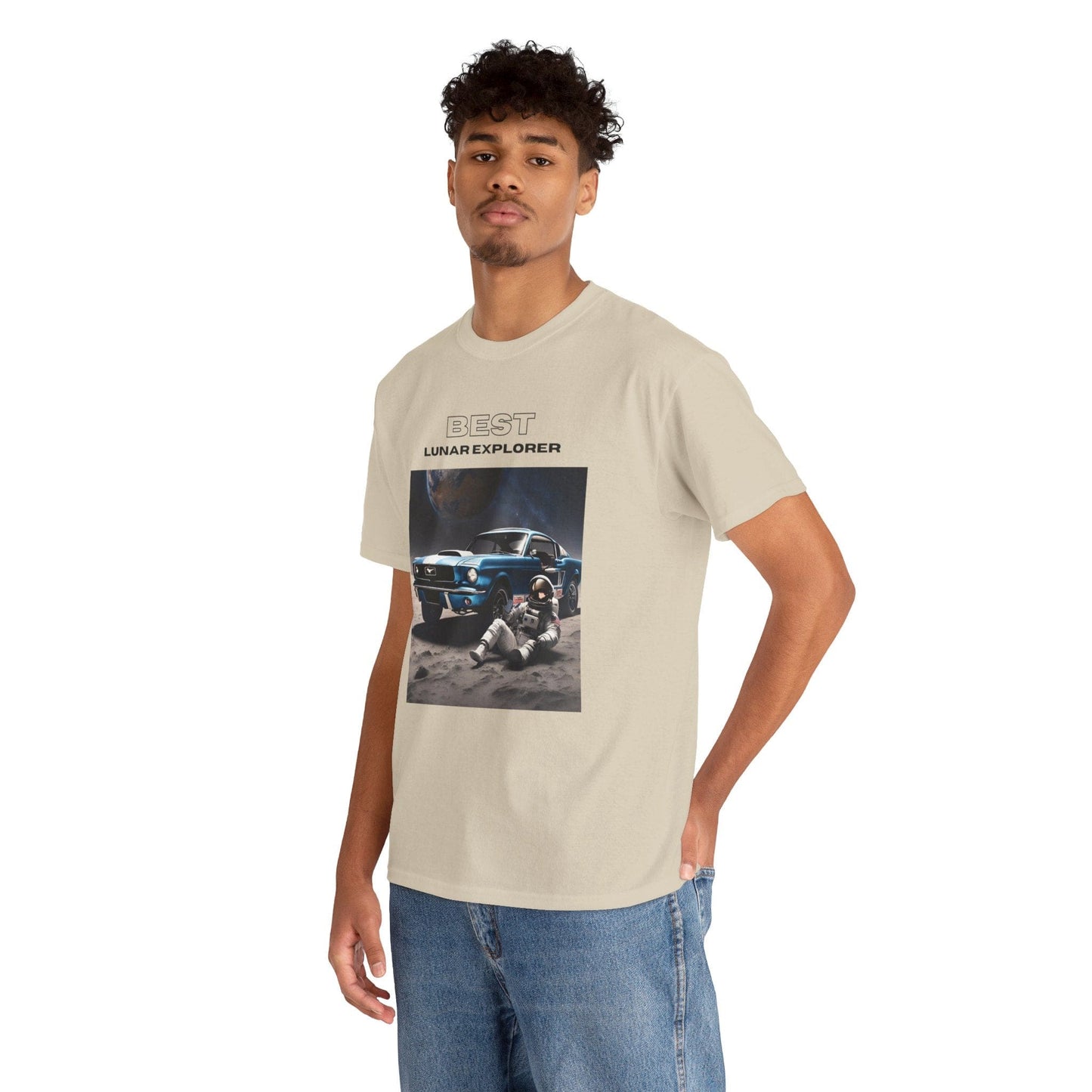 Astronaut Adventure Best Lunar Explorer Graphic Tee Flashlander