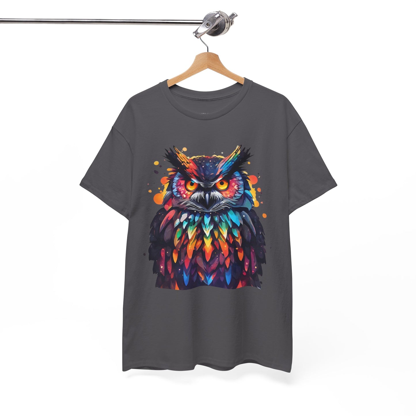 Camiseta sinfónica con plumas de búho Flashlander