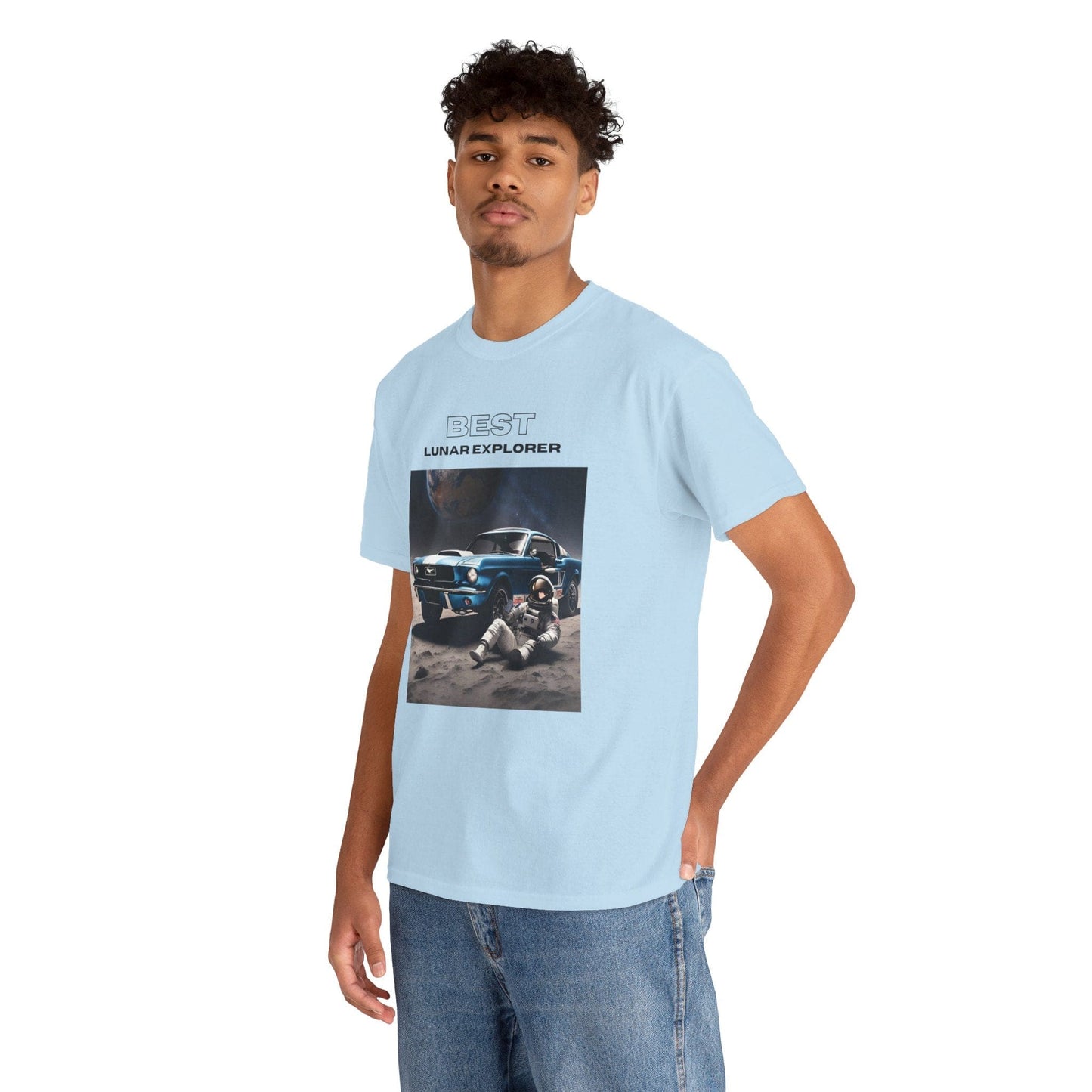 Astronaut Adventure Best Lunar Explorer Graphic Tee Flashlander