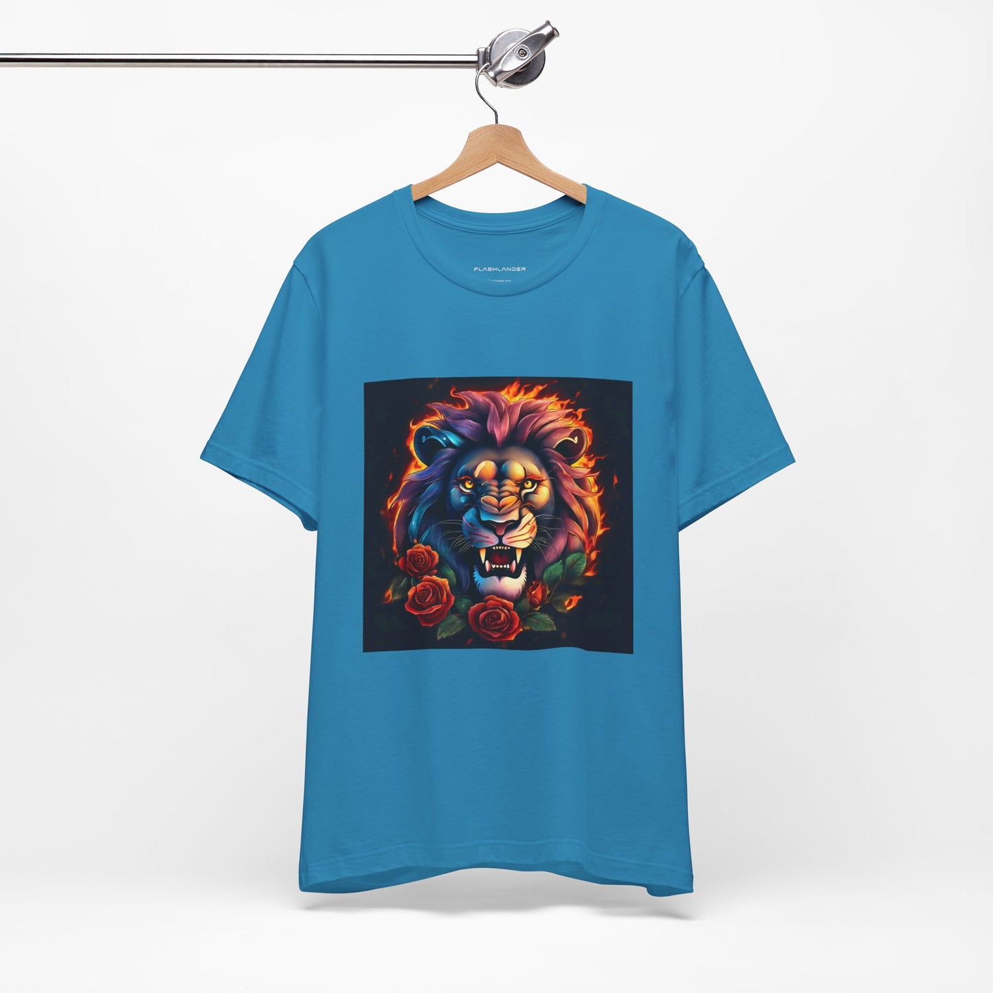 Brave Lion Flames Flashlander Gym Shirt