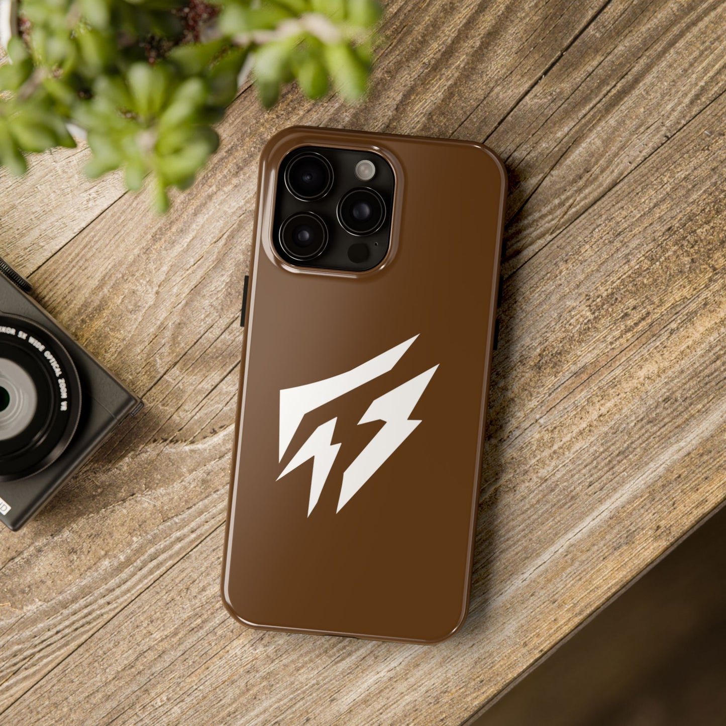 Flashlander Thunders Tough Phone Cases for all Iphone and Samsung Galaxy Brown