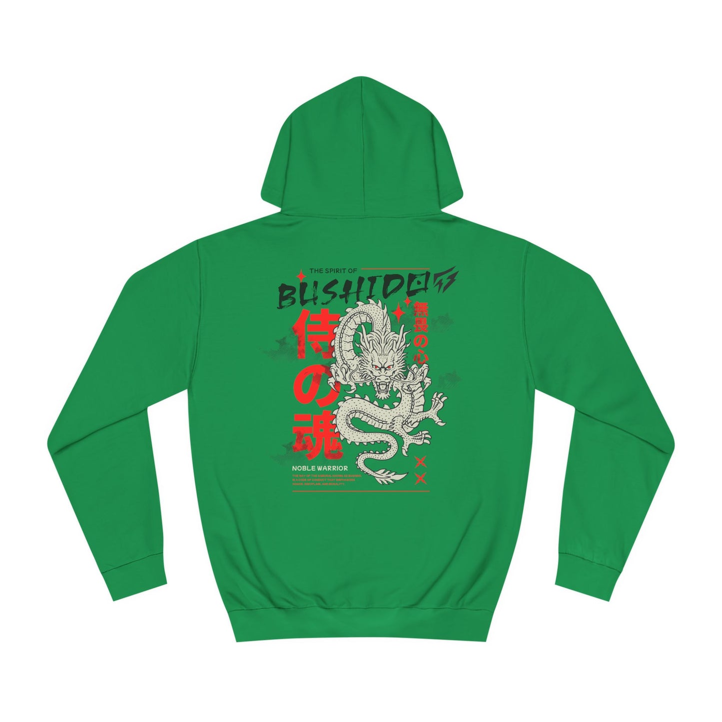 Japanese Dragon Bushido - Flashlander Unisex Hoodie Personalized Hoodie White