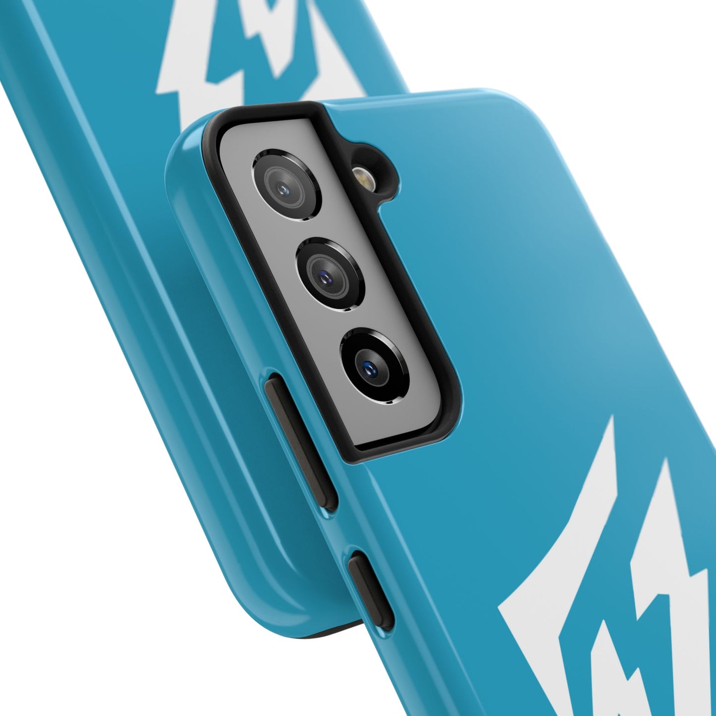 Flashlander Thunders Tough Phone Cases for all Iphone and Samsung Galaxy Blue Aqua Turquoise