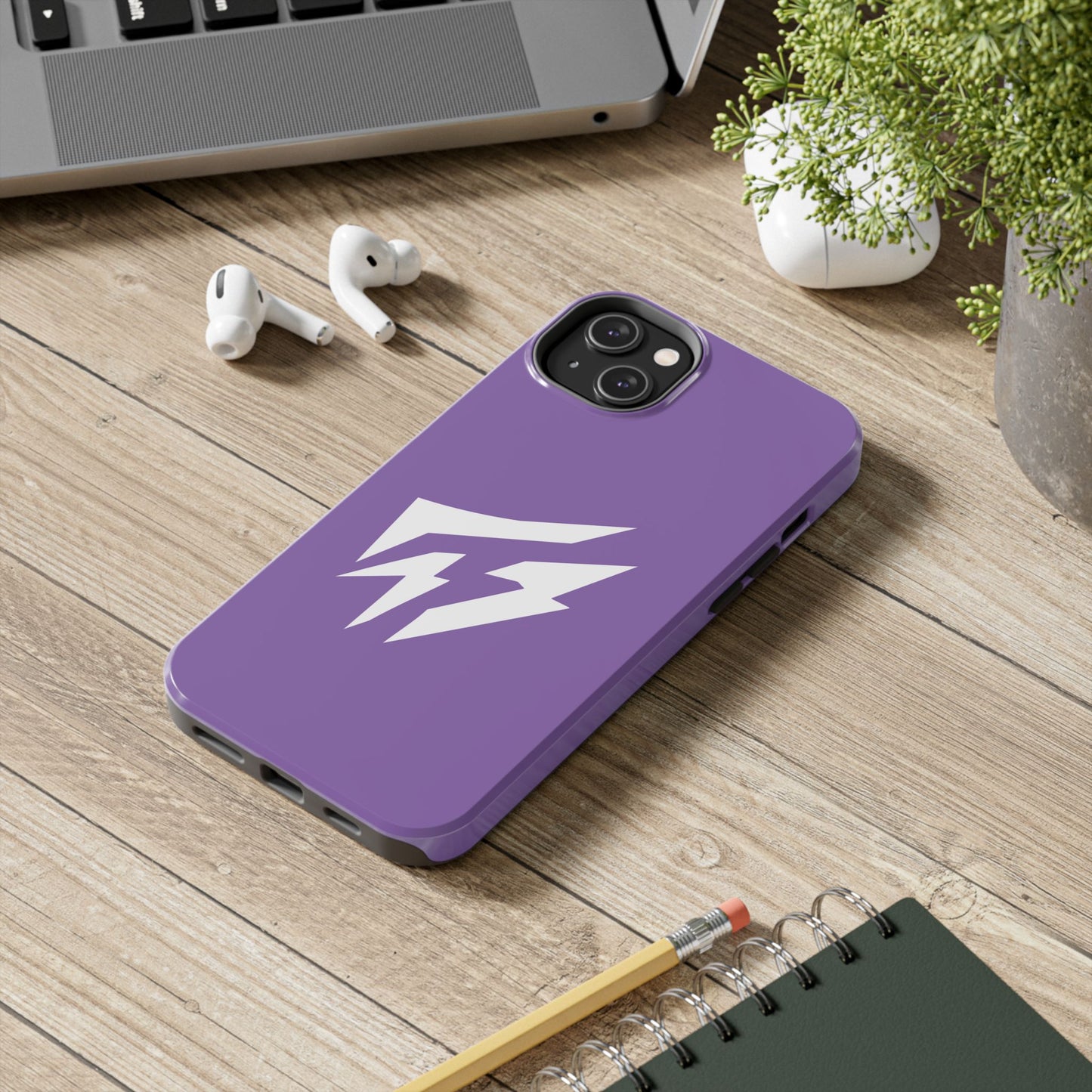 Flashlander Thunders Tough Phone Cases for all Iphone and Samsung Galaxy Light Purple