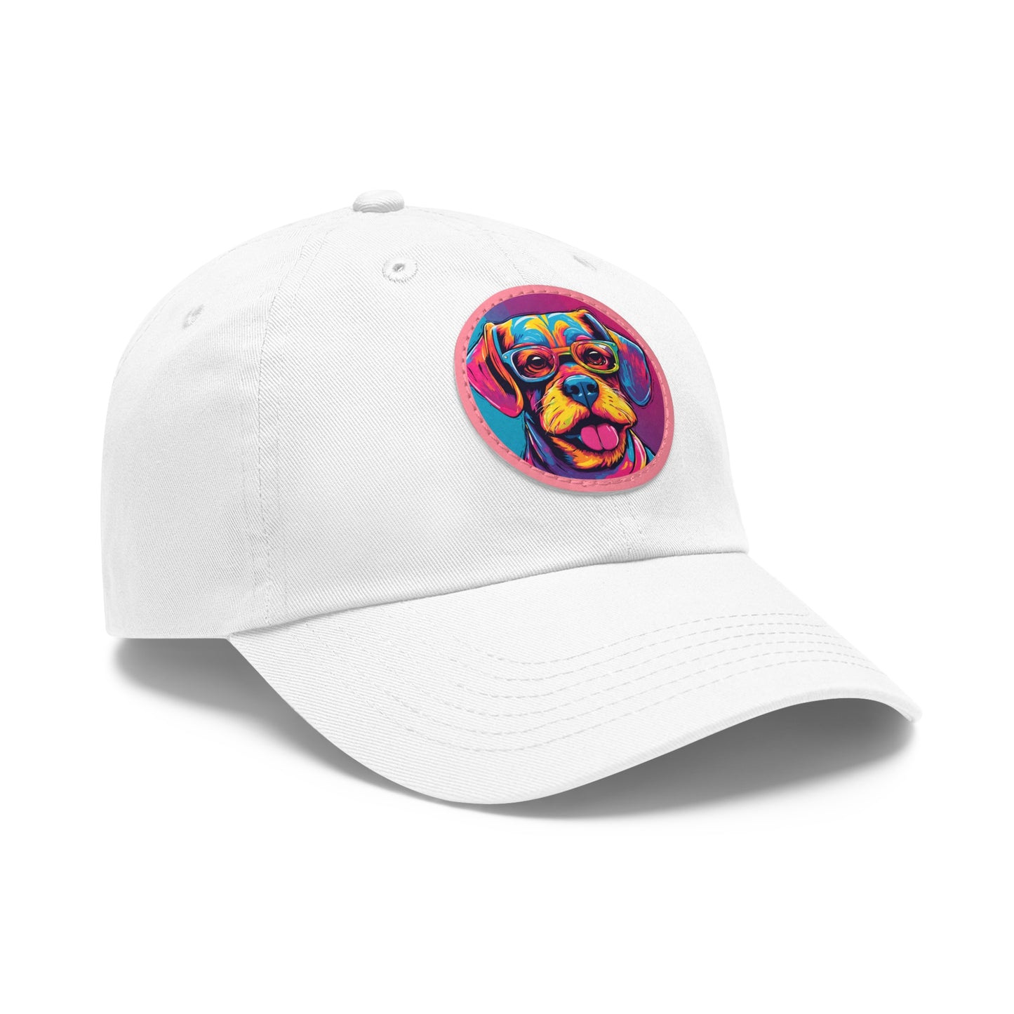 Chapeau pour chien avec lunettes, casquette pour chien, chapeau Pop Art pour chien, chapeau de papa avec patch (rond), casquette de baseball, chapeau pour chien, casquette pour chien, chapeau personnalisé Flashlander