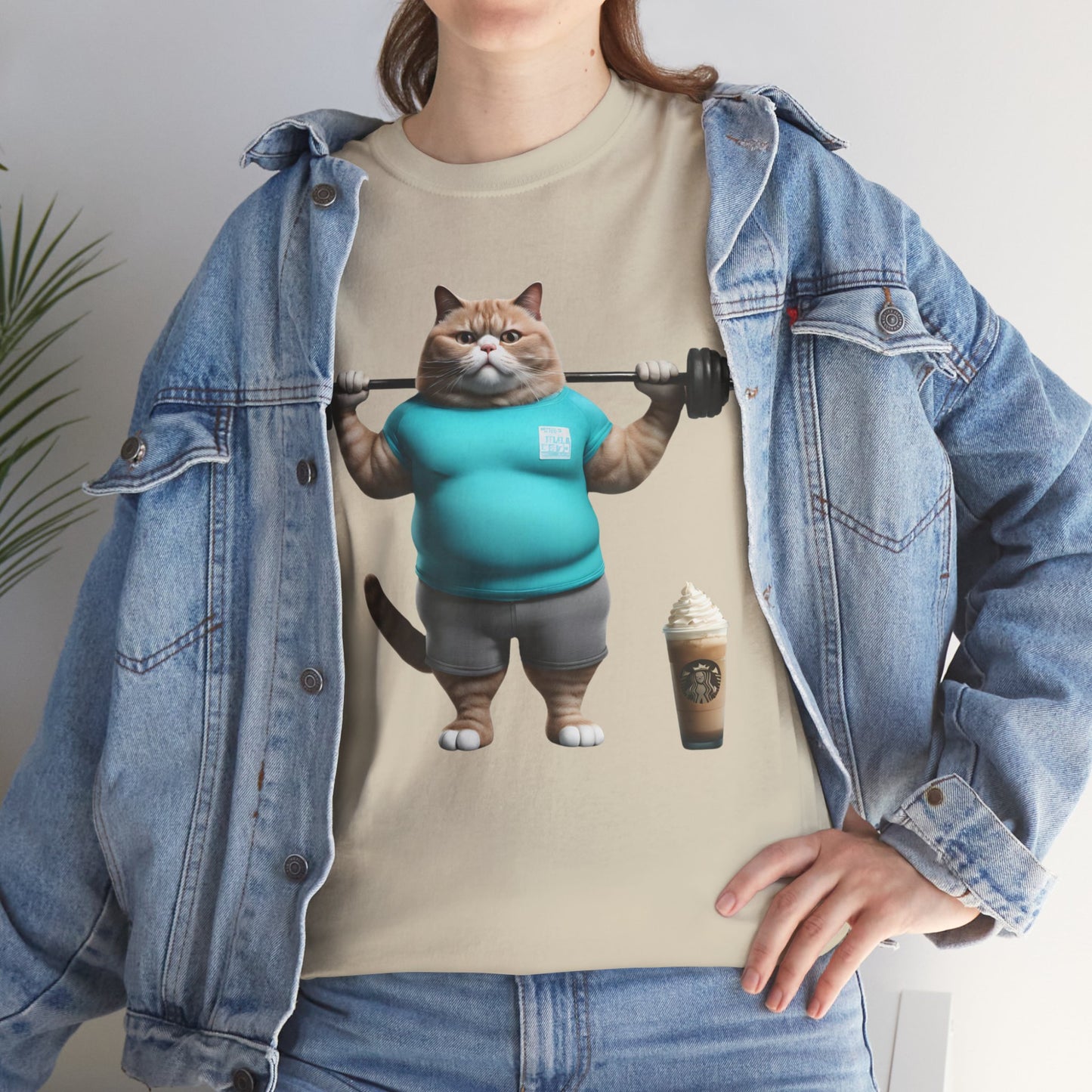 Funny Fat Cat Lifting - Flashlander Gym Shirt