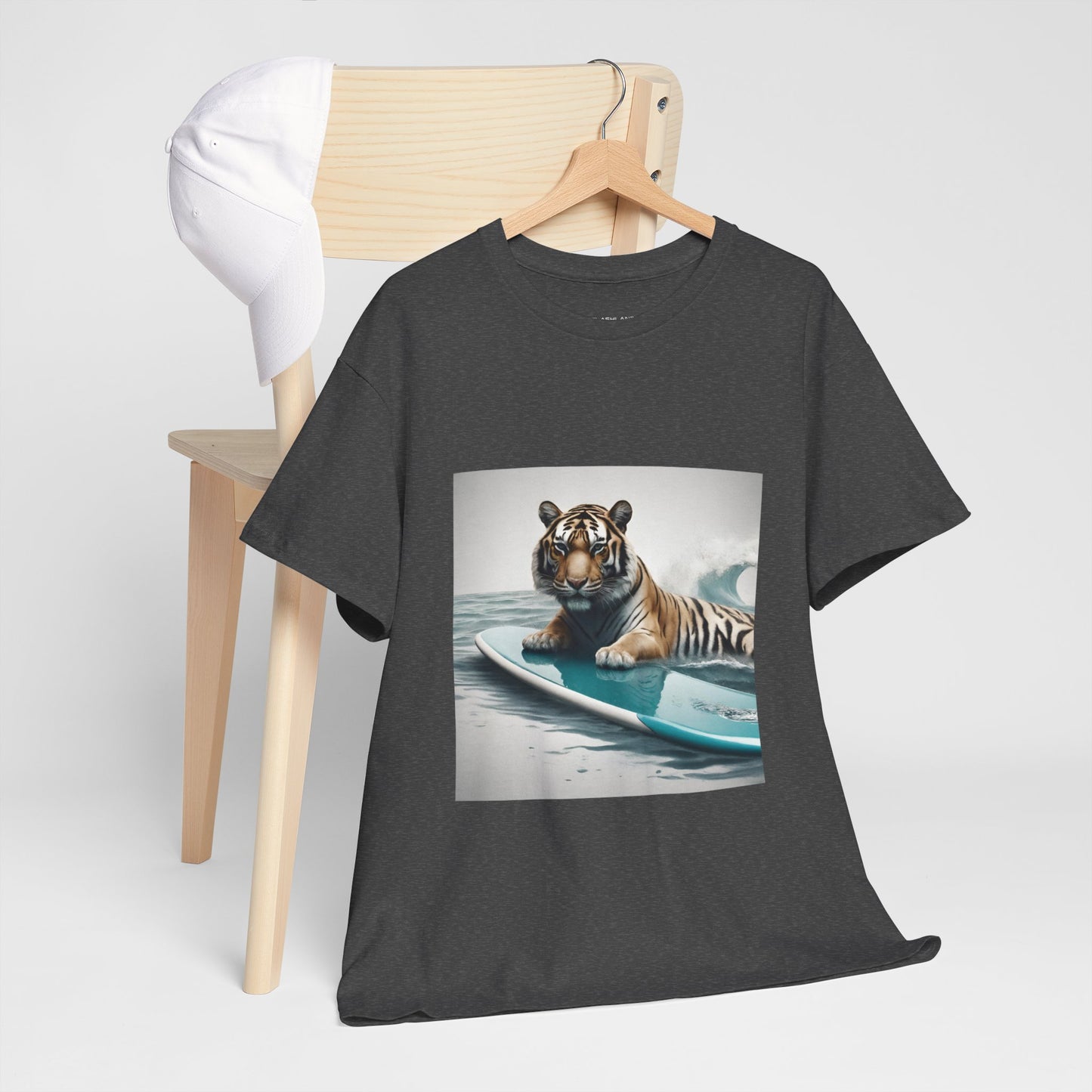 Tiger Surfing Vintage Flashlander Gym Shirt