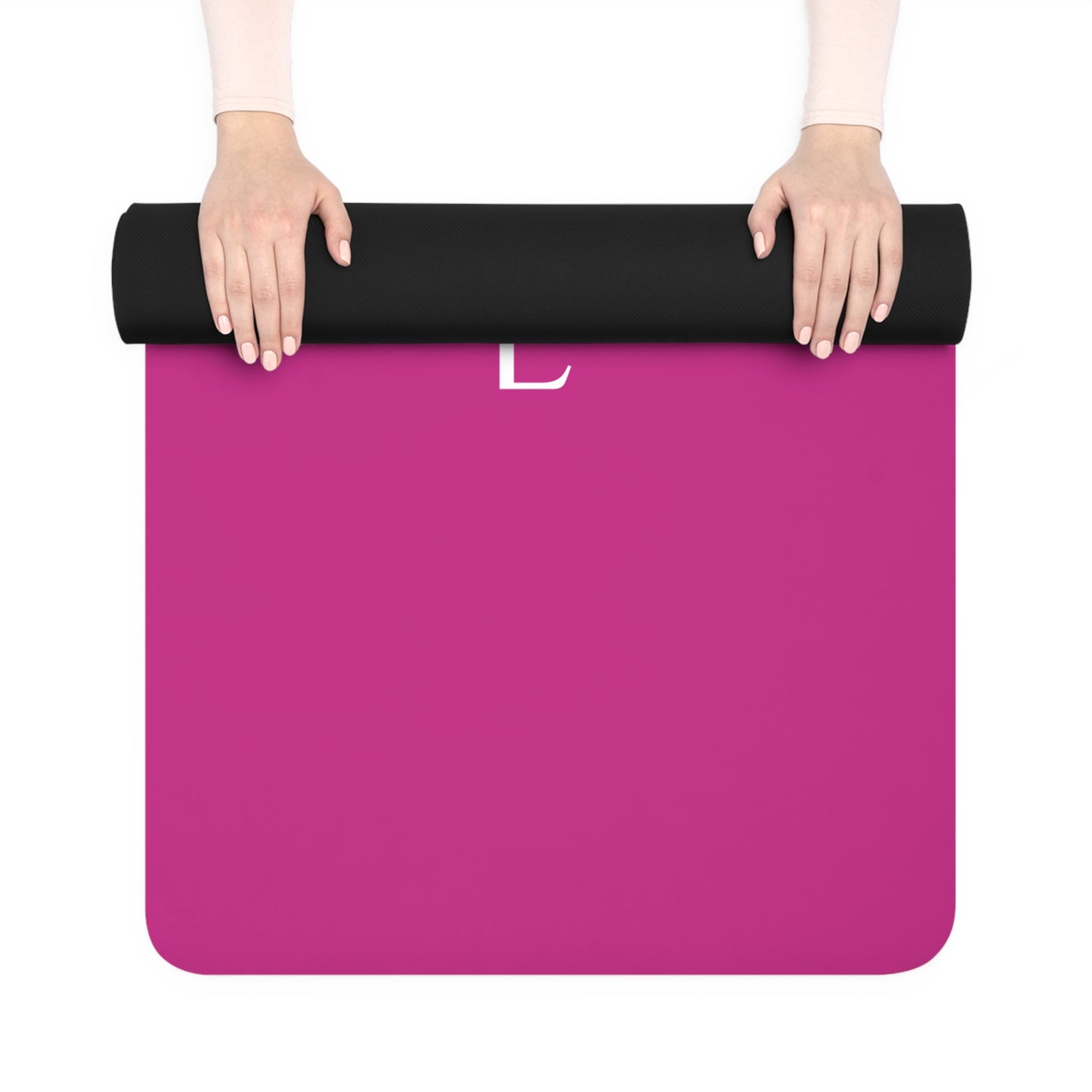 Flashlander Namaste Rubber Yoga Mat Dark Pink