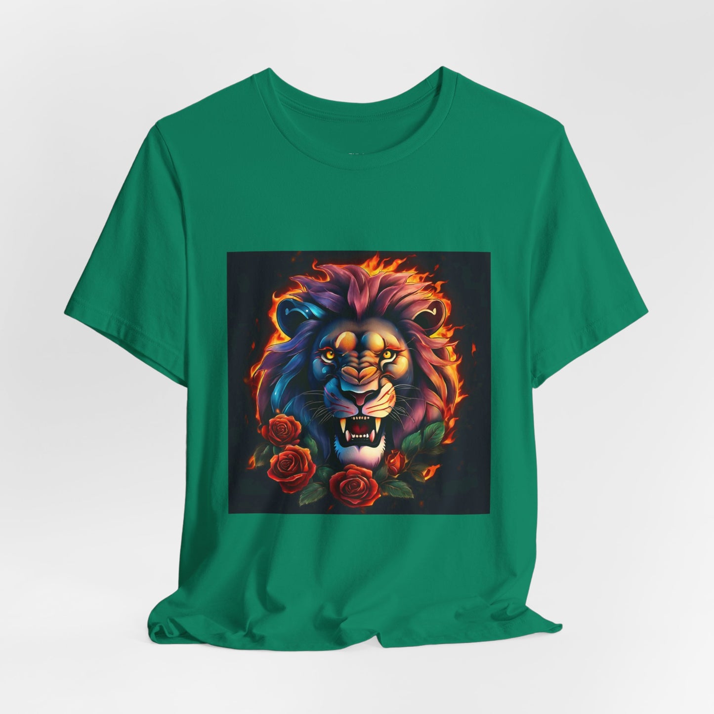 Brave Lion Flames Flashlander Gym Shirt