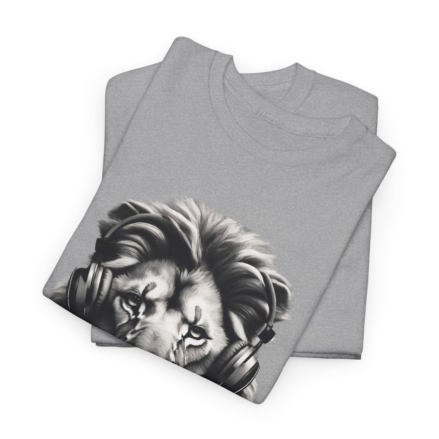 Lion Training with Headphones - Flashlander Gym Shirt