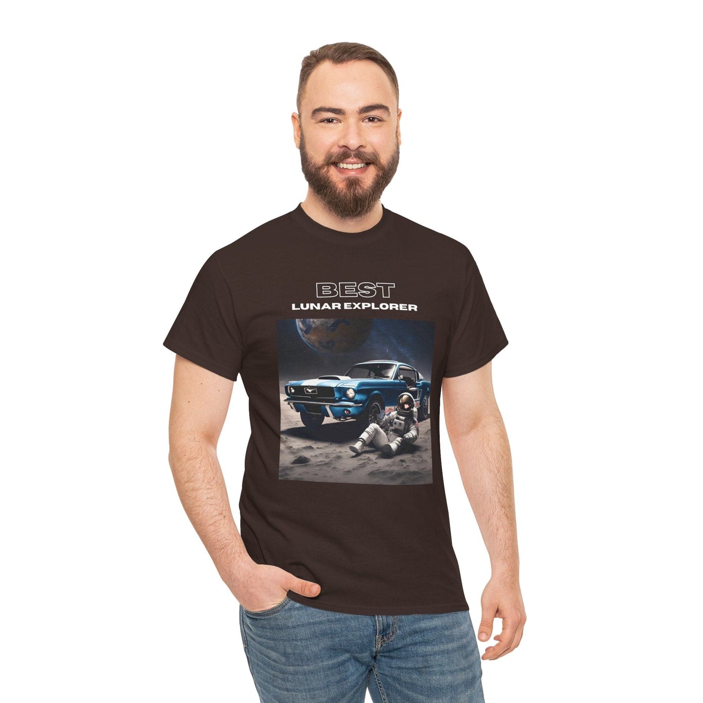 Astronaut Adventure Best Lunar Explorer Graphic Tee Flashlander