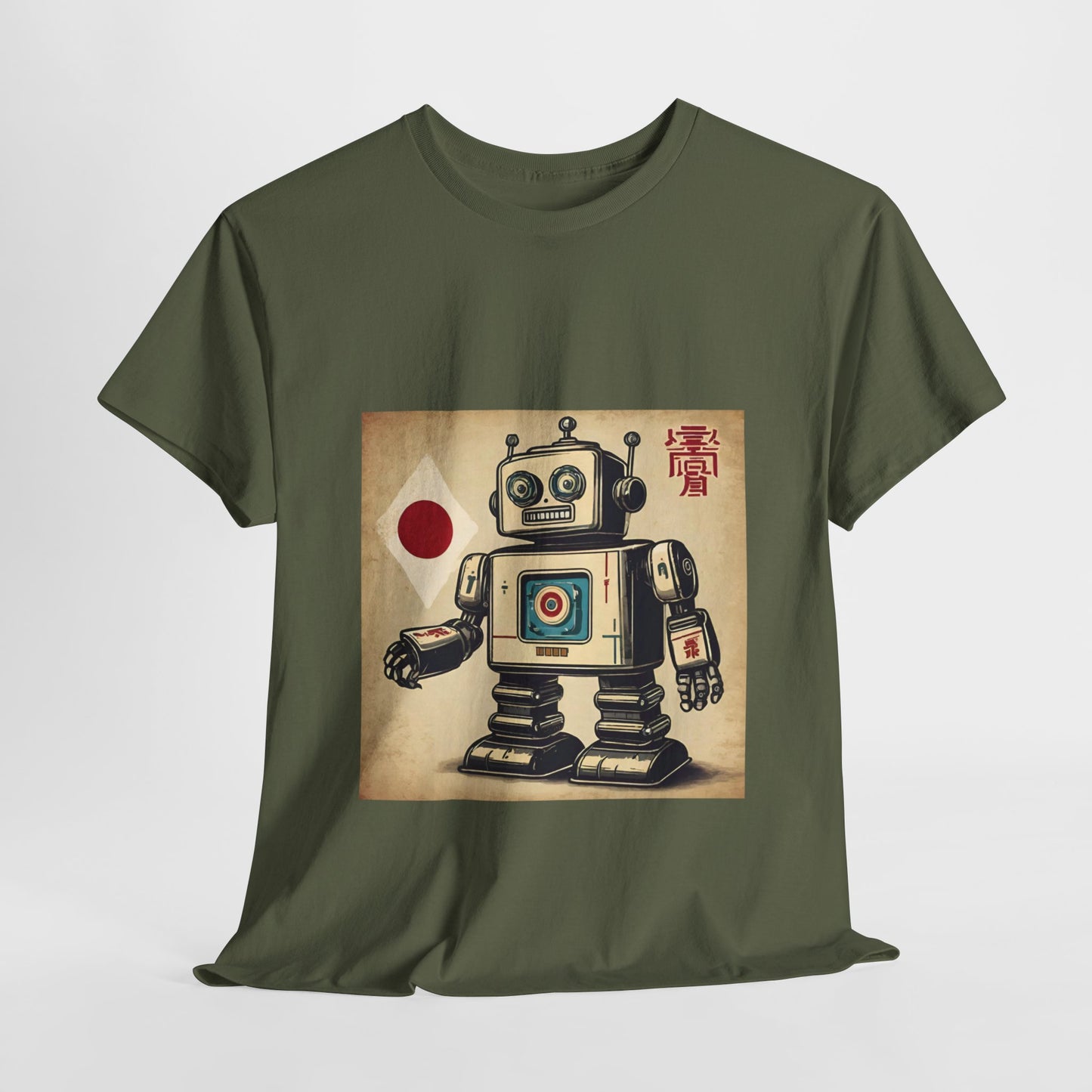 Camiseta deportiva con diseño de robot japonés vintage - Flashlander