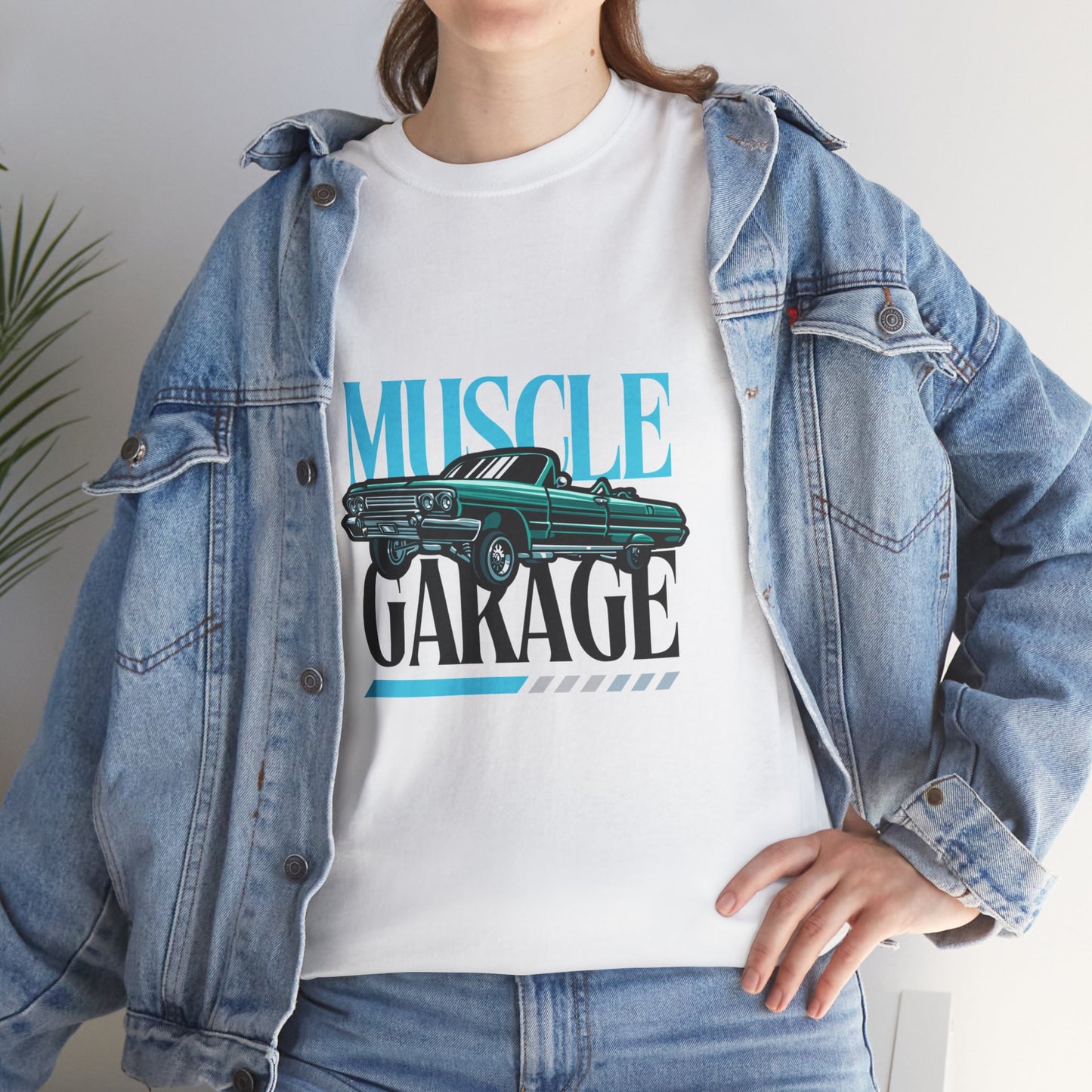 Garage de voitures vintage Muscle - T-shirt de sport Flashlander