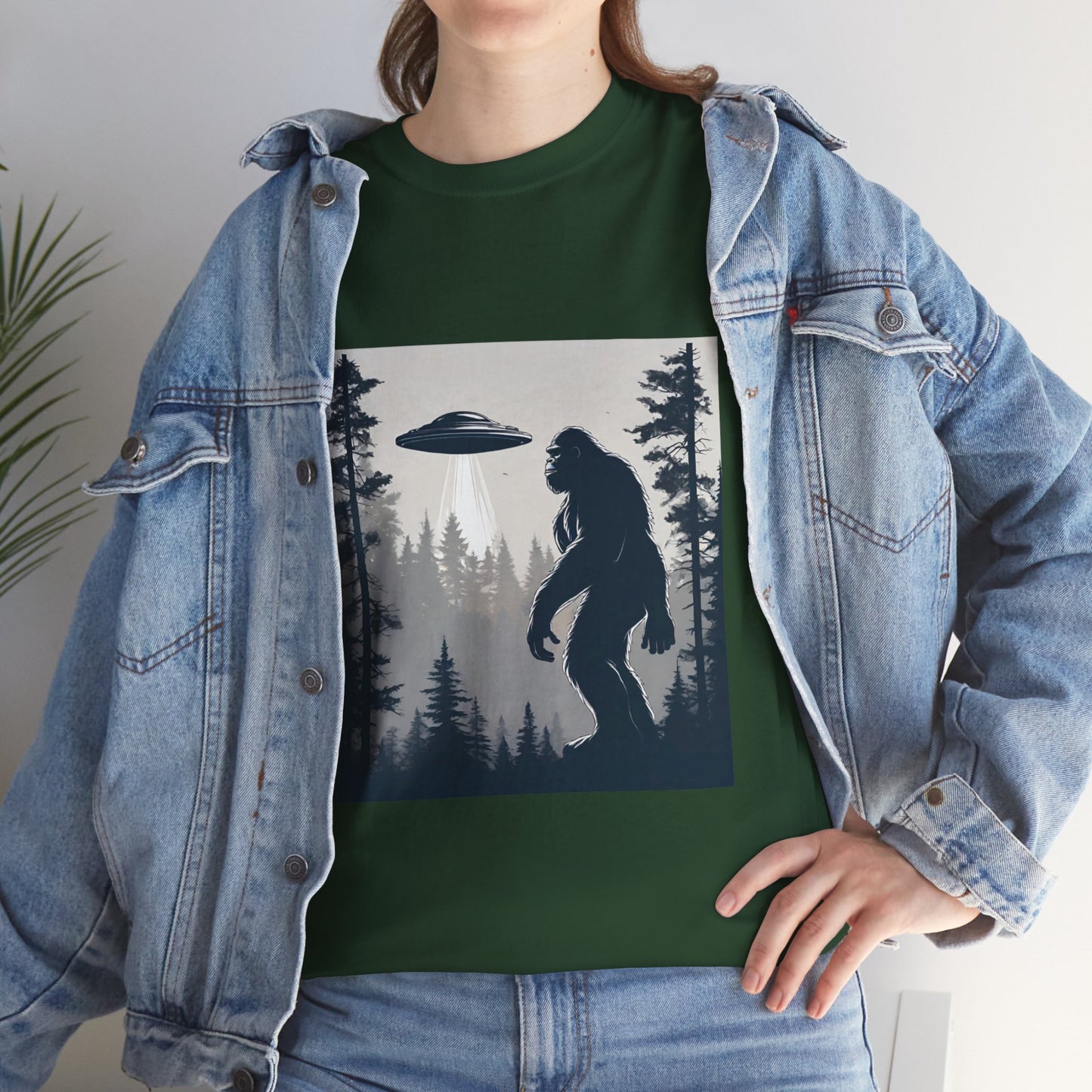 Sasquatch rencontre Bigfoot et OVNI - T-shirt de sport Flashlander