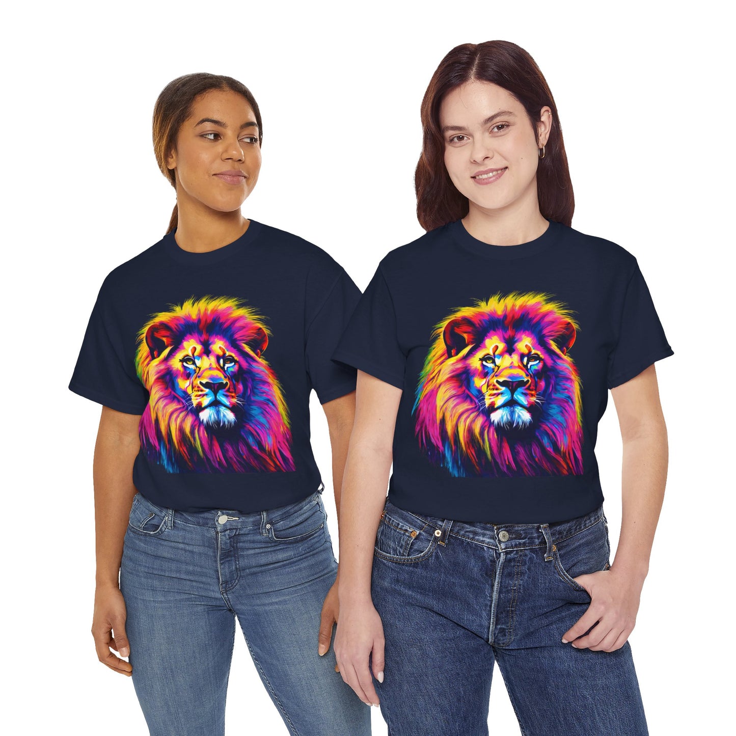 Lion Art Pop T-Shirt Flashlander