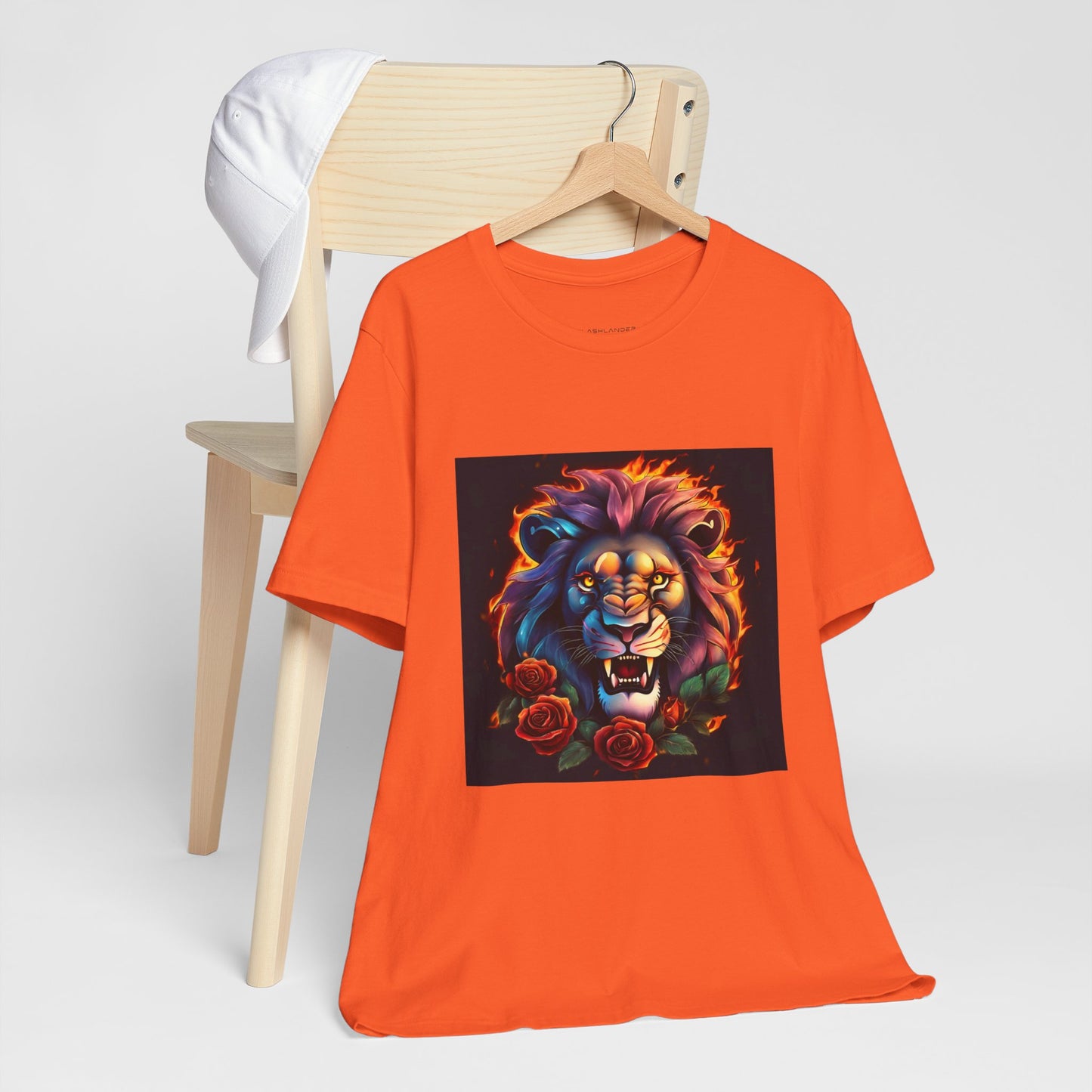 Brave Lion Flames Flashlander Gym Shirt