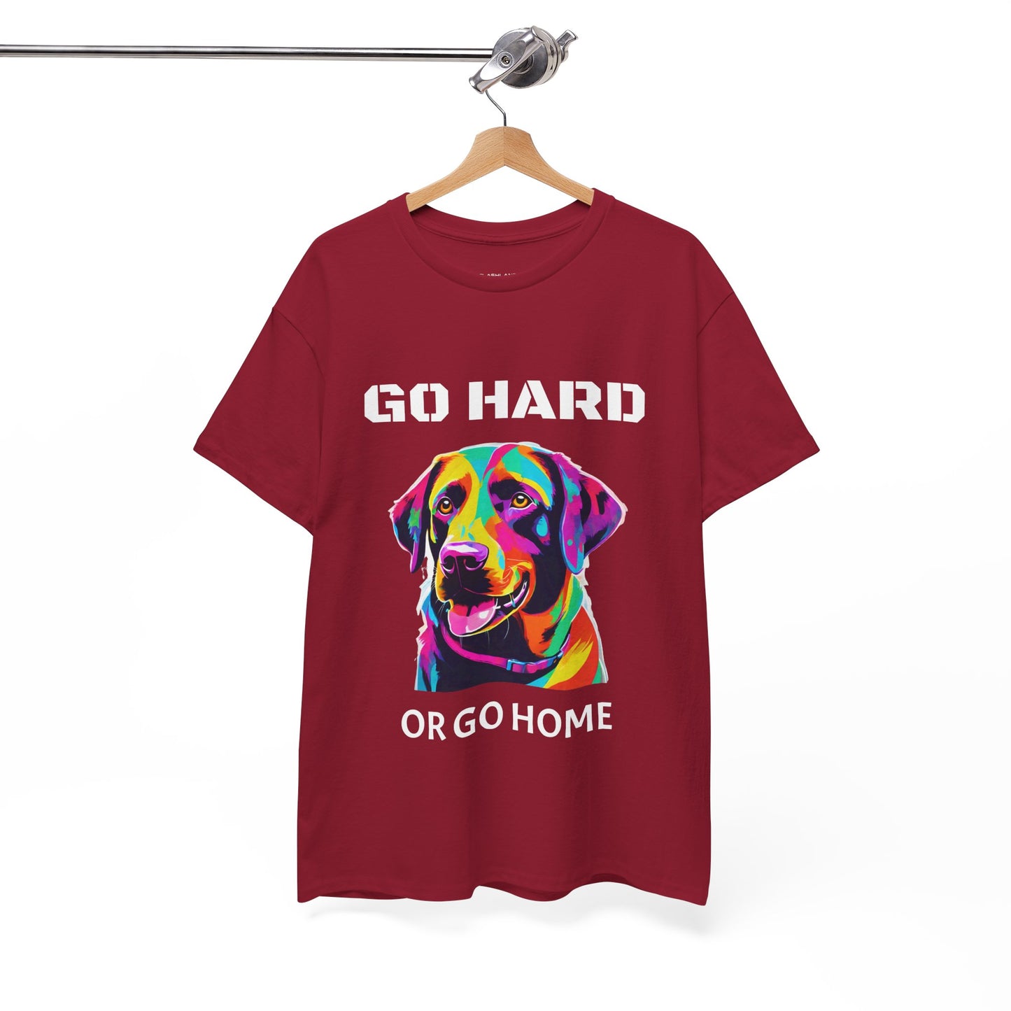 Labrador Retriever Dog Pop Art  - Go Hard Or Go Home Flashlander Gym Shirt