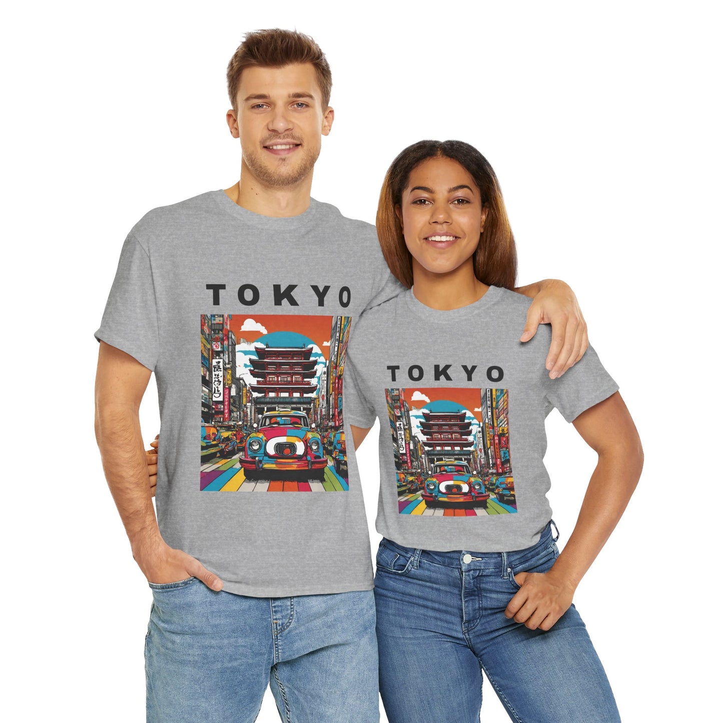 Tokyo Vintage Street Art Pop - Flashlander Gym Shirt