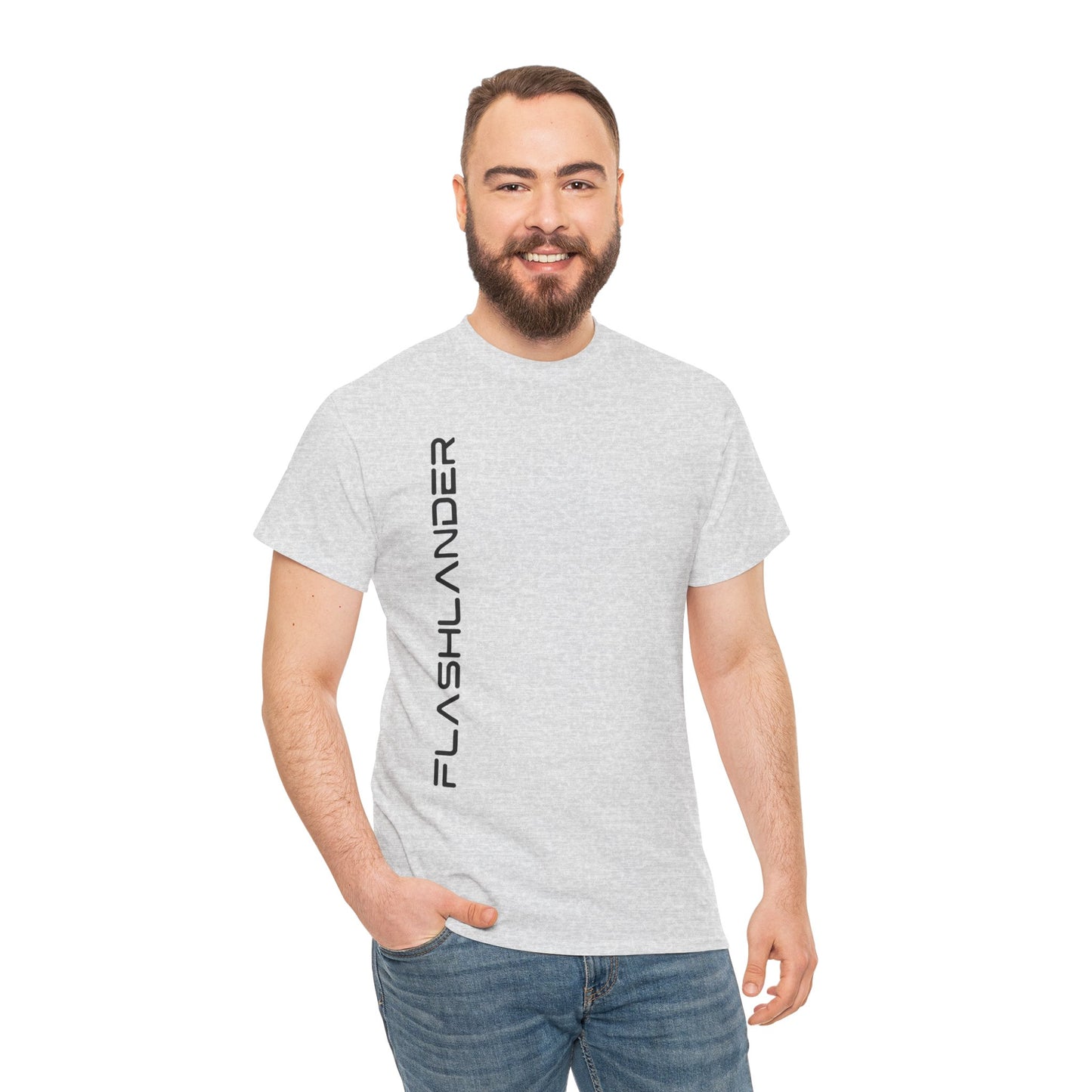 Sleek Signature Flashlander Logo Right Side Gym T-Shirt