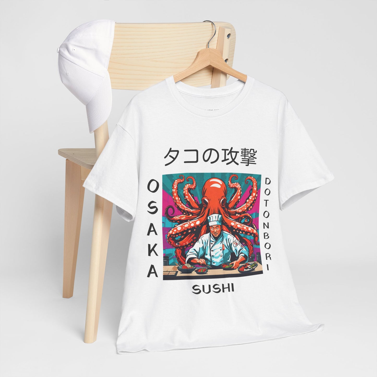 Octopus Escape Sushi Chef - Flashlander Gym Shirt