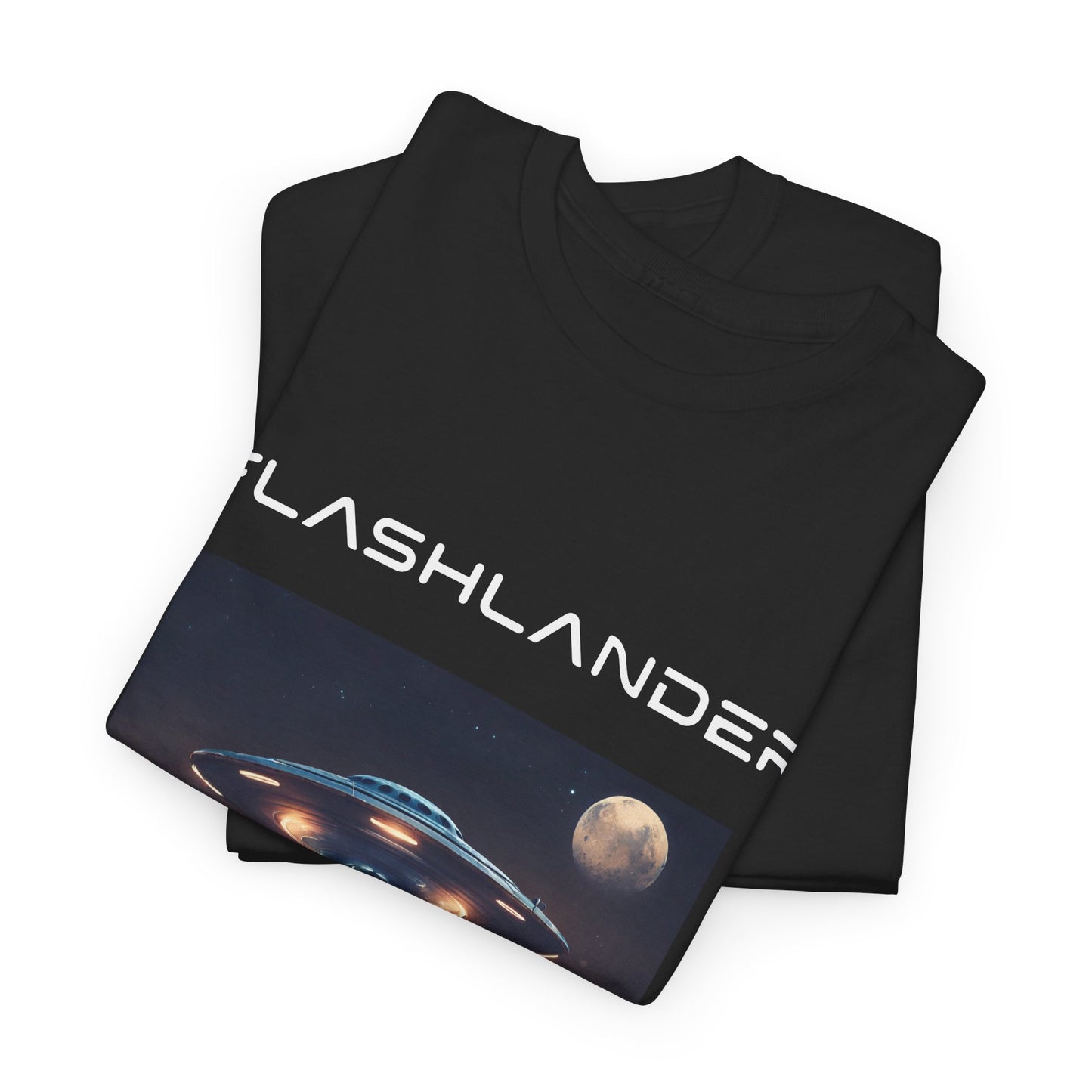 Retro UFO Alien Flashlander Gym Shirt