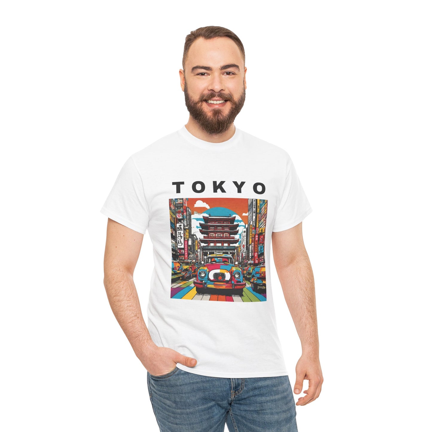 Tokyo Vintage Street Art Pop - Flashlander Gym Shirt