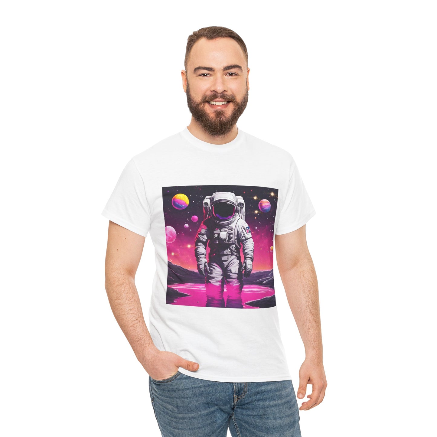 Astronaut Exploring New Worlds Flashlander Gym Shirt