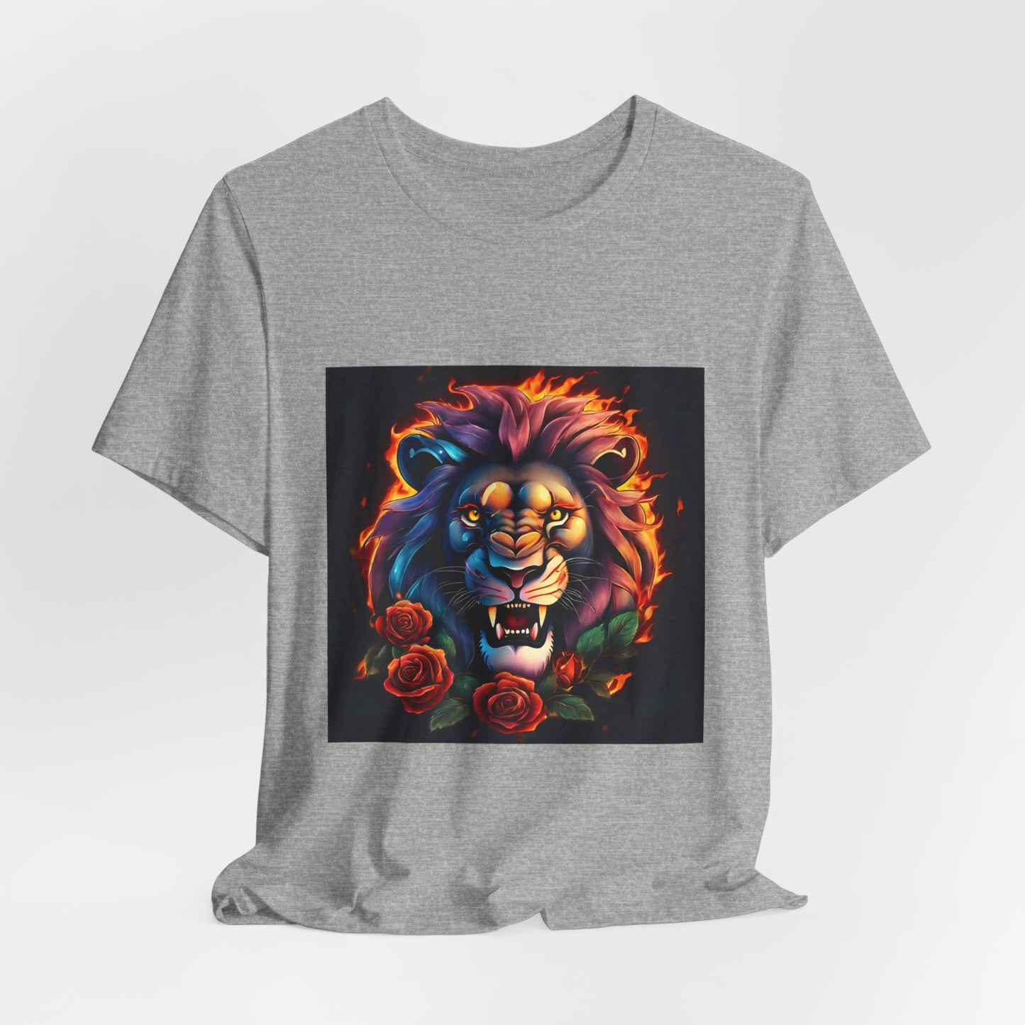 Brave Lion Flames Flashlander Gym Shirt