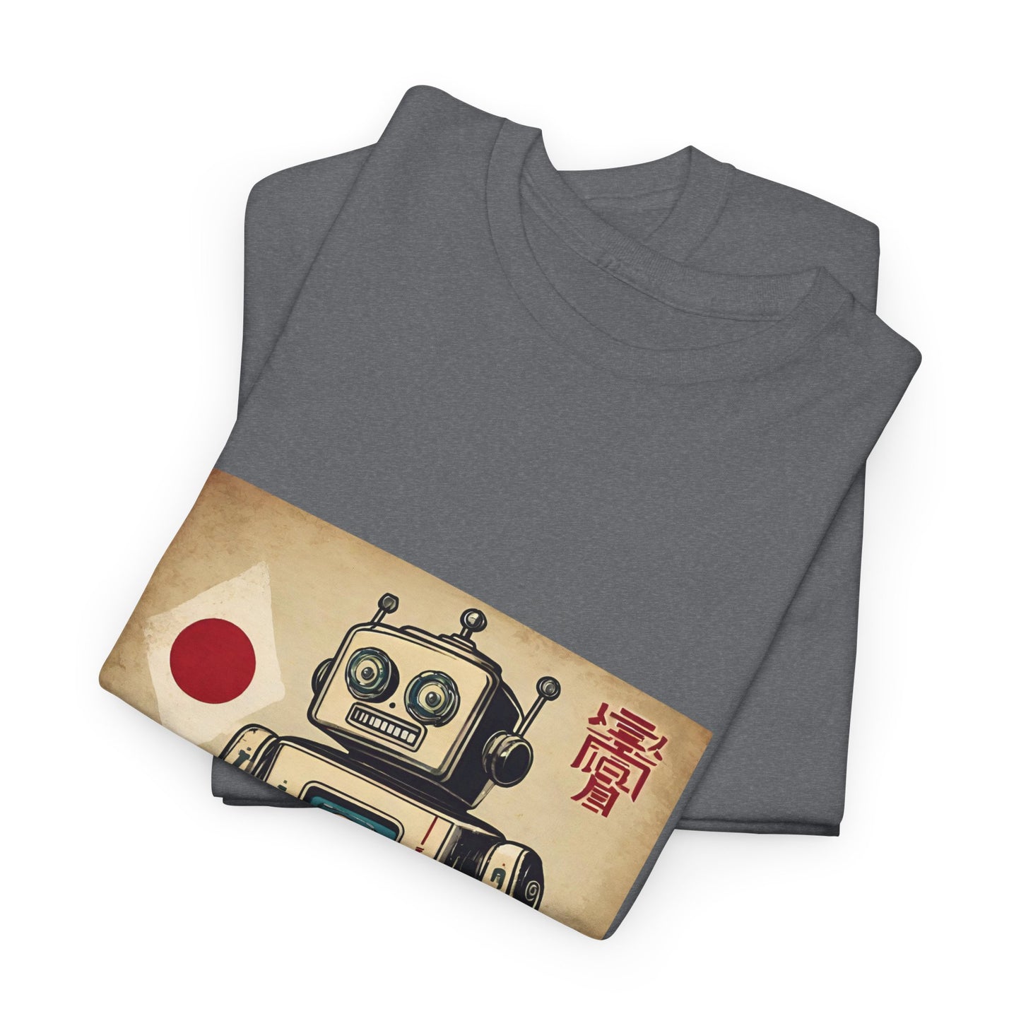 Camiseta deportiva con diseño de robot japonés vintage - Flashlander