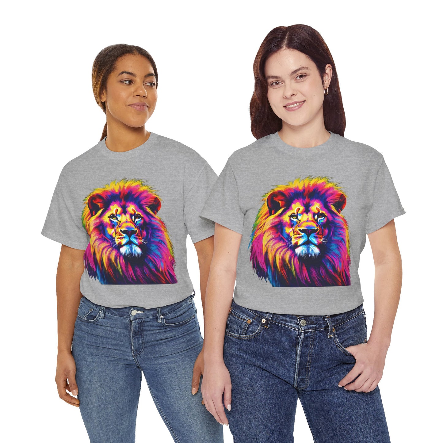 Lion Art Pop T-Shirt Flashlander