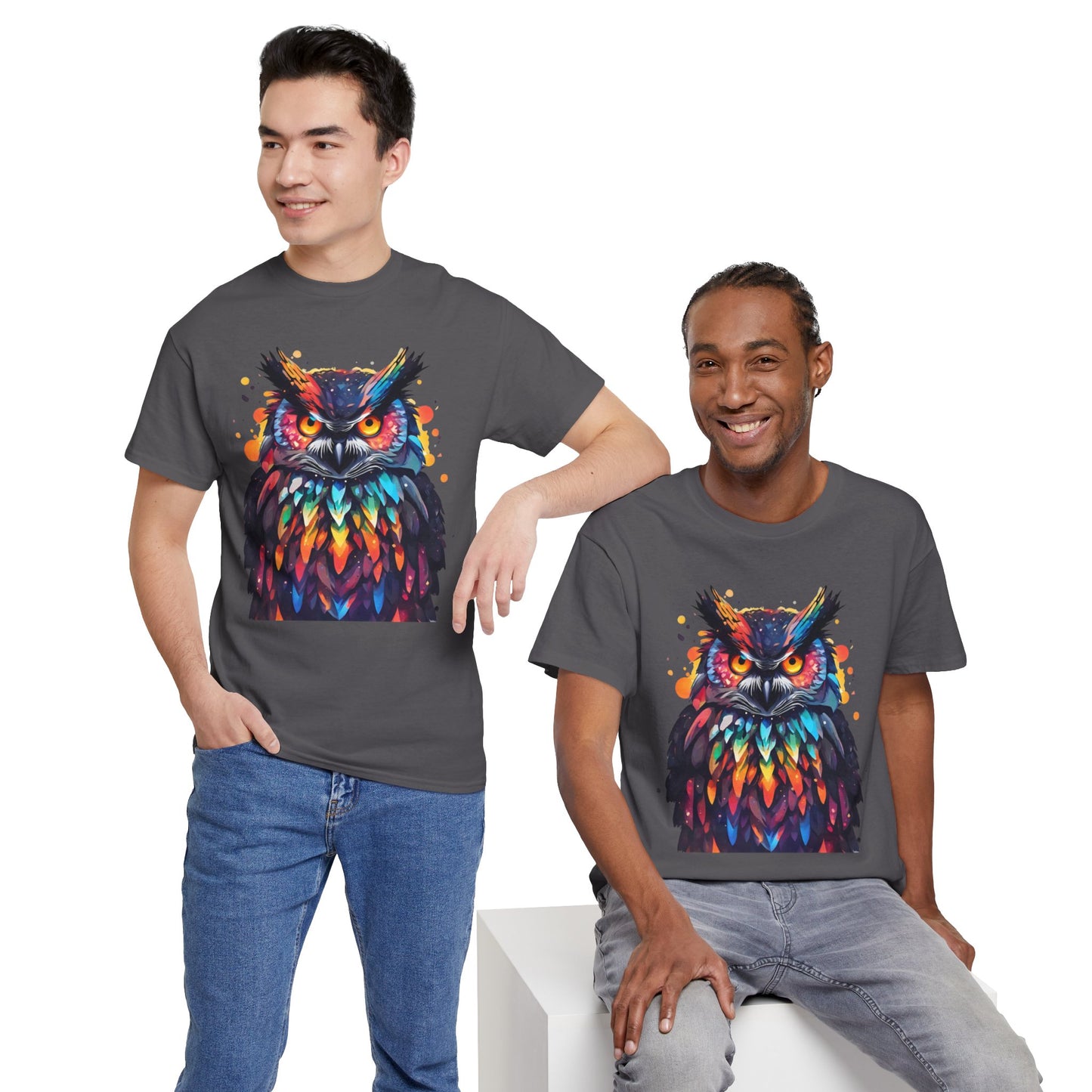 Owl Feathered Symphony Flashlander Gym Shirt