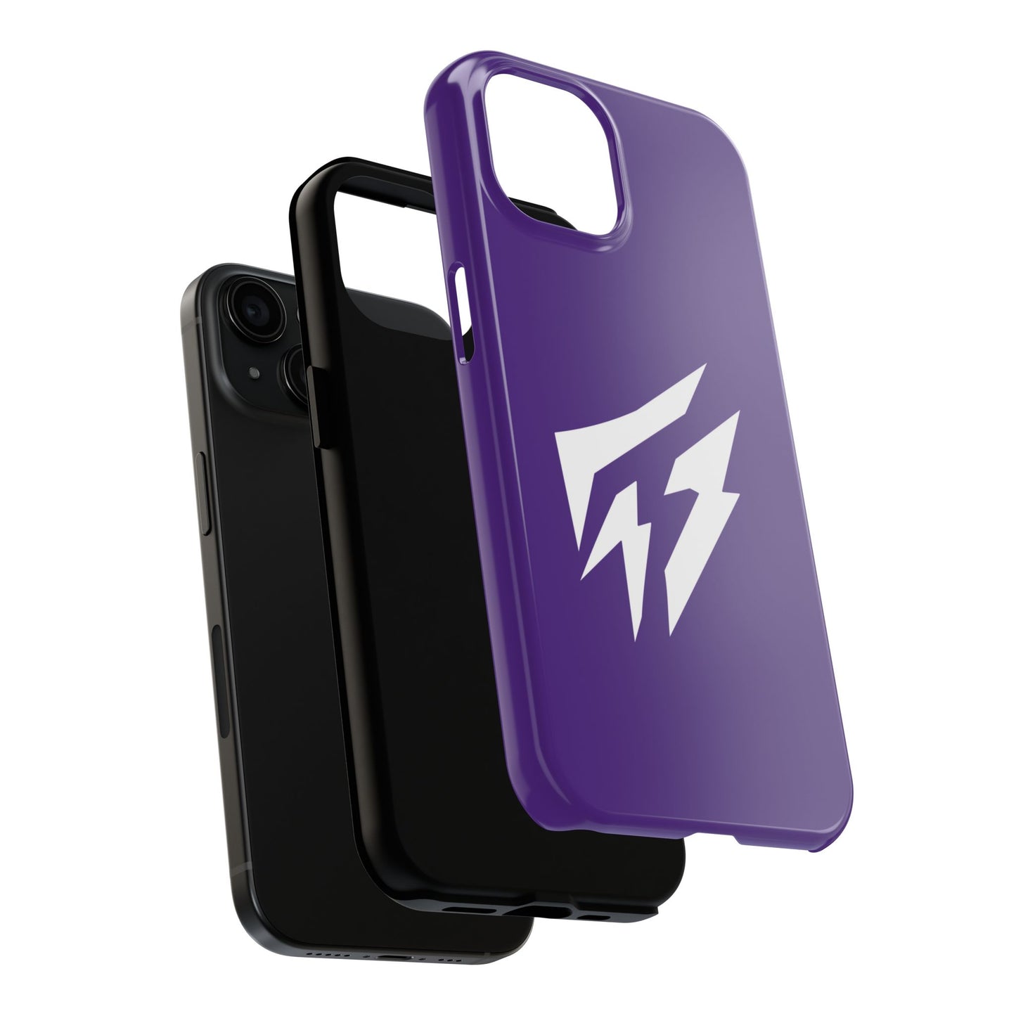 Flashlander Thunders Tough Phone Cases for all Iphone and Samsung Galaxy Purple