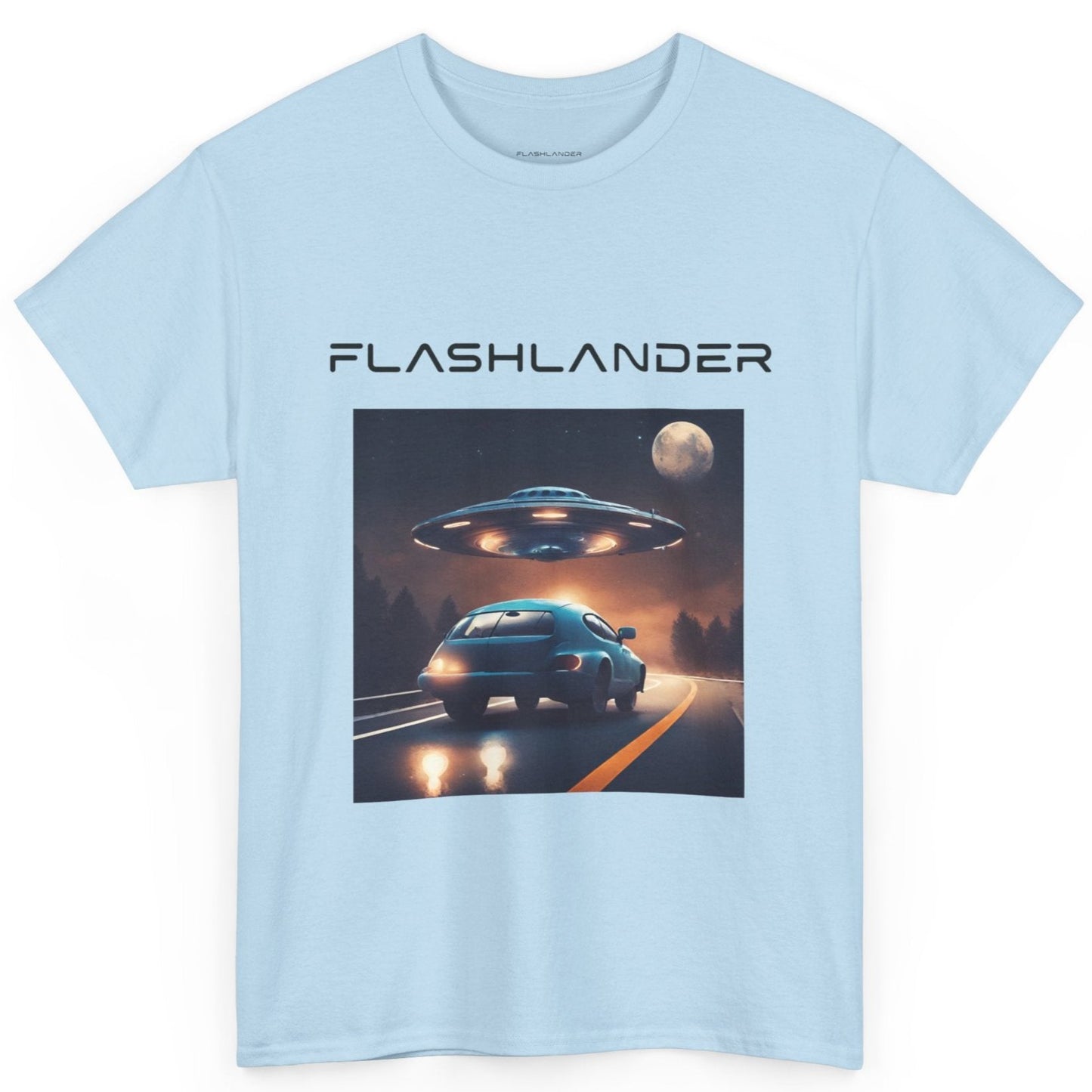 Retro UFO Alien Flashlander Gym Shirt