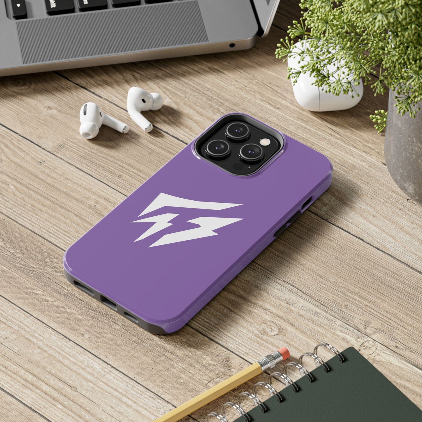 Flashlander Thunders Tough Phone Cases for all Iphone and Samsung Galaxy Light Purple