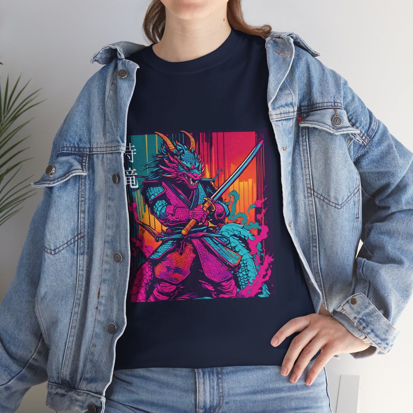 Dragon Samurai Pop Art - Flashlander Gym Shirt