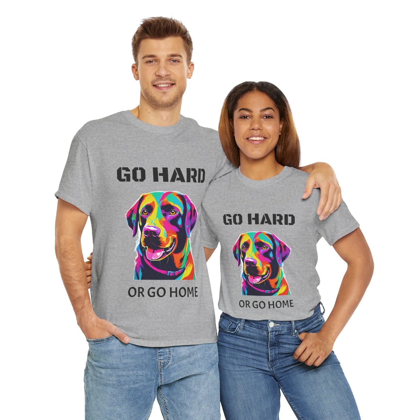 Labrador Retriever Dog Pop Art  - Go Hard Or Go Home Flashlander Gym Shirt