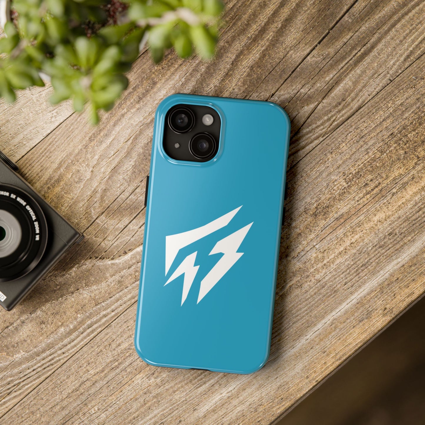 Flashlander Thunders Tough Phone Cases for all Iphone and Samsung Galaxy Blue Aqua Turquoise