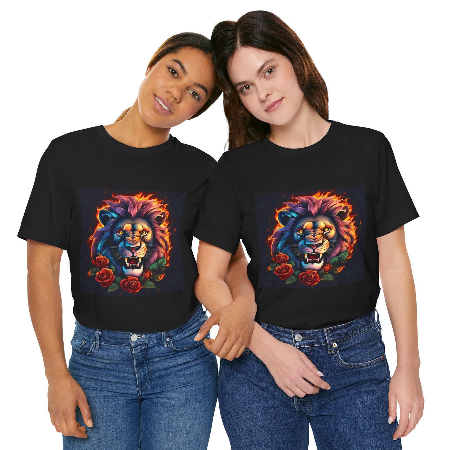 Brave Lion Flames Flashlander Gym Shirt